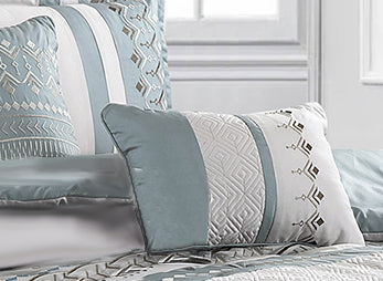Naples 6pc Comforter Set-Comforters & Quilts-DECOROLALA