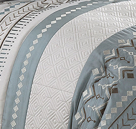 Naples 6pc Comforter Set-Comforters and Quilts-DECOROLALA