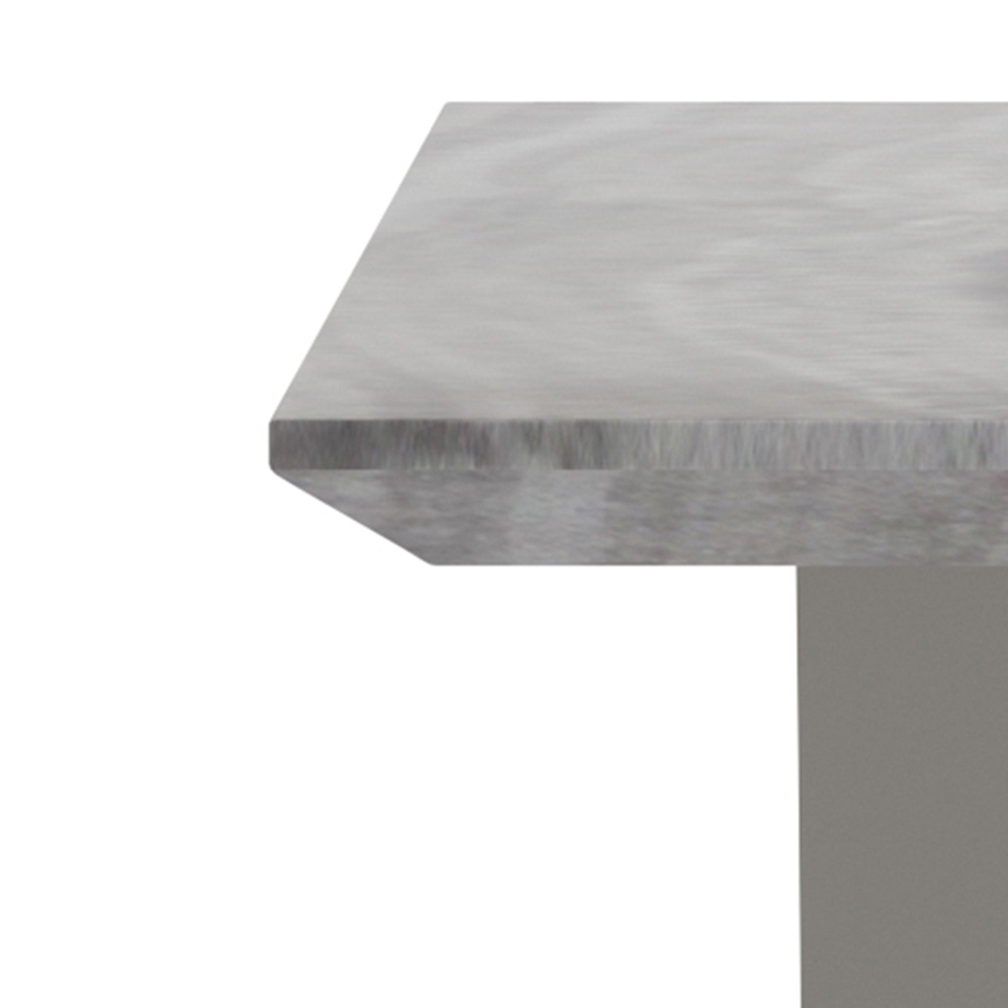 Napoli Console Table - Grey Marble-Look Geometric Base-DECOROLALA