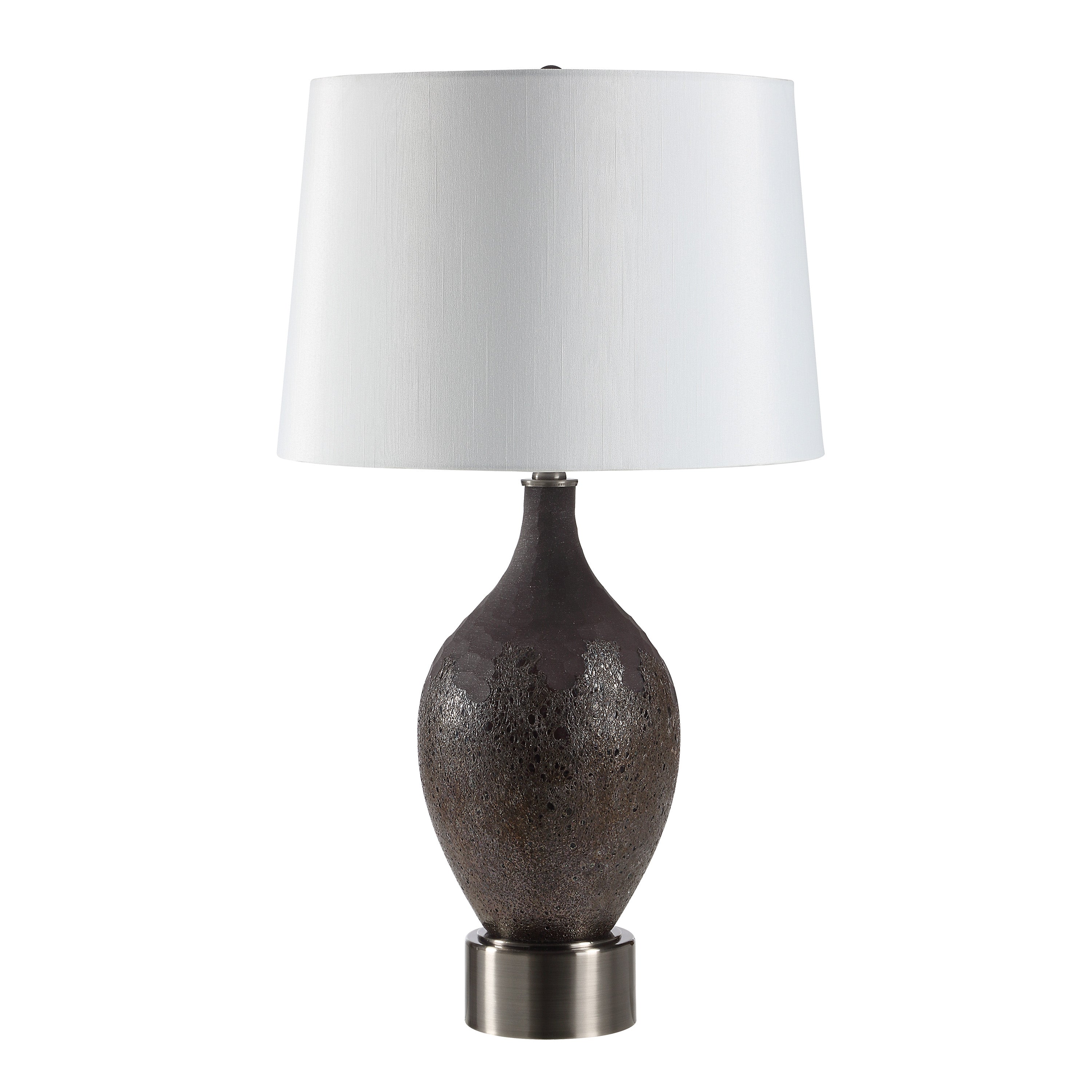 Napora 26" Height Table Lamp, Brown-Table Lamp-DECOROLALA