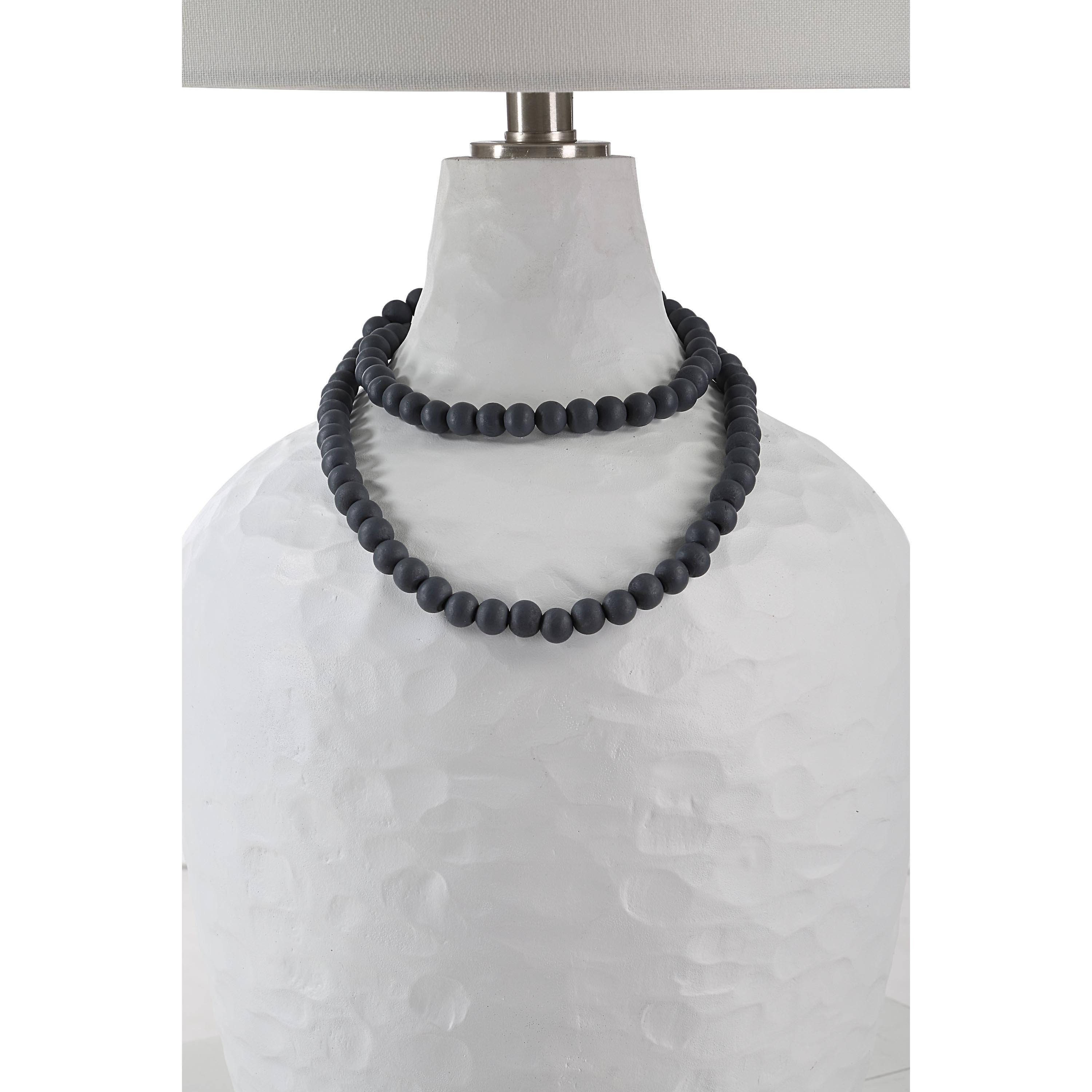 Naranja 29.75" Table Lamp with Beaded Detail-Table Lamp-DECOROLALA