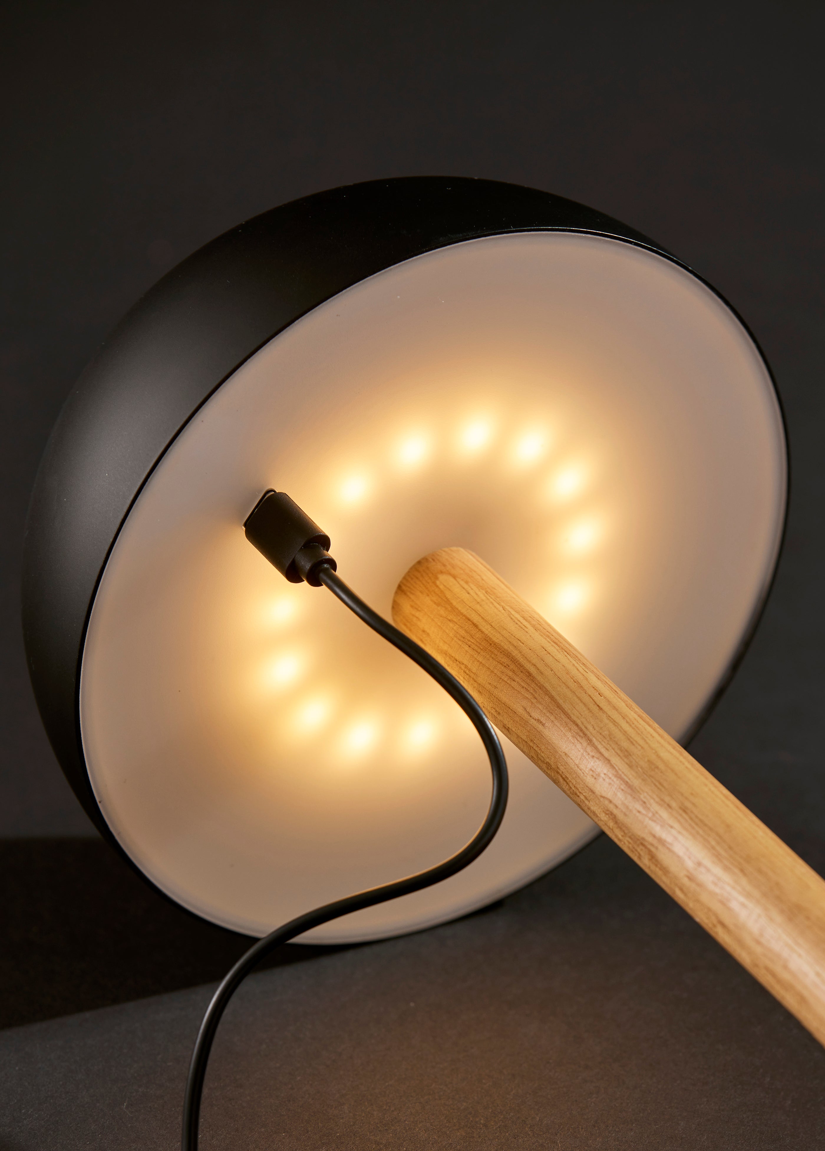 Nash LED Cordless Table Lamp- Black-Lighting-DECOROLALA