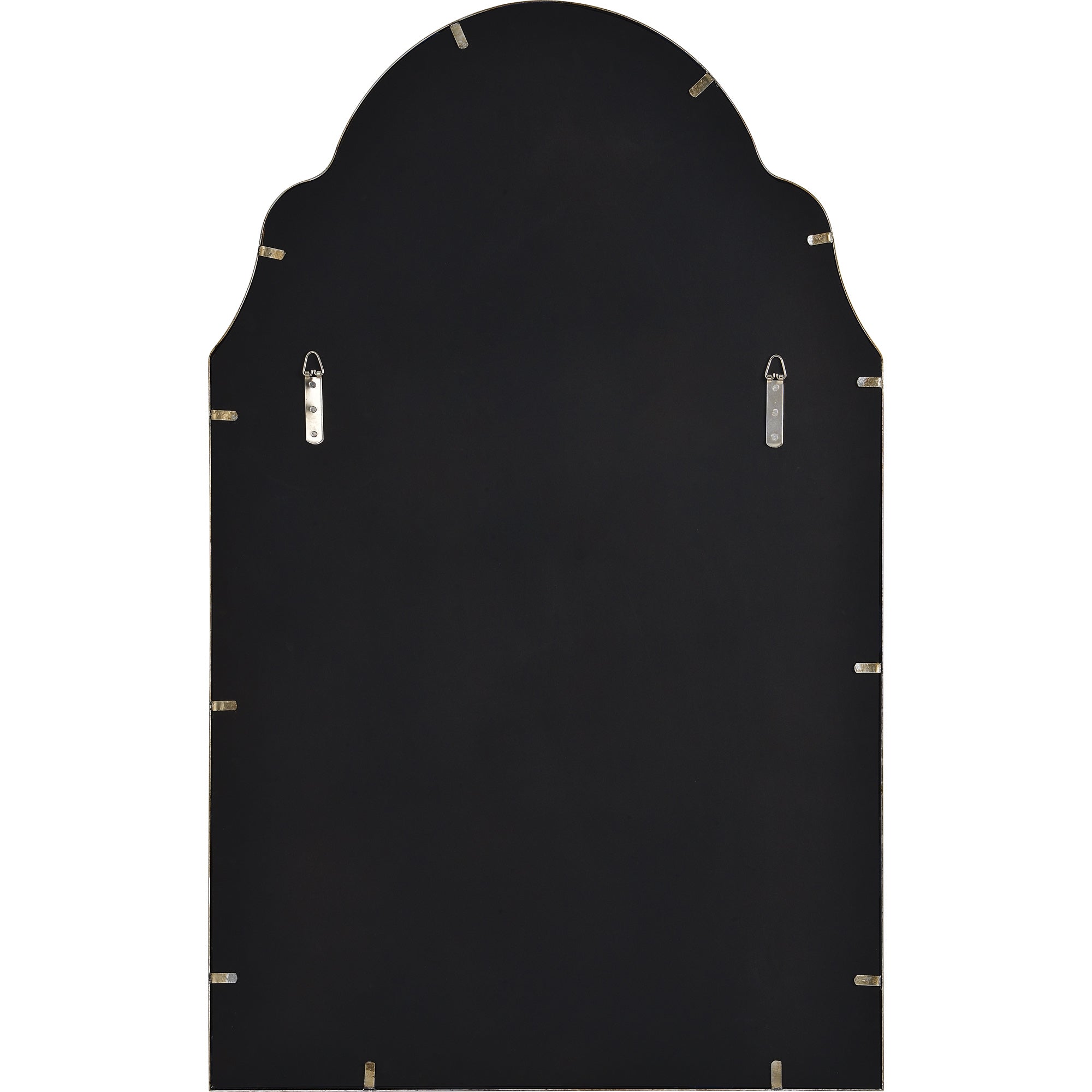 Natasha 42" Tall Irregular Wall Mirror, Grey-Mirror-DECOROLALA