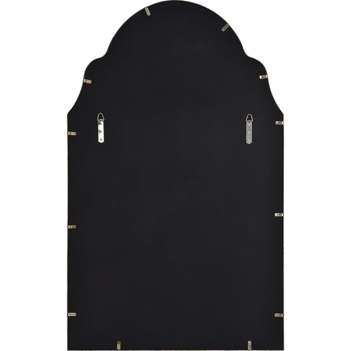 Natasha 42" Tall Irregular Wall Mirror, Grey-Mirrors-DECOROLALA