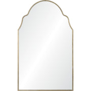 Natasha 42" Tall Irregular Wall Mirror, Grey-Mirrors-DECOROLALA