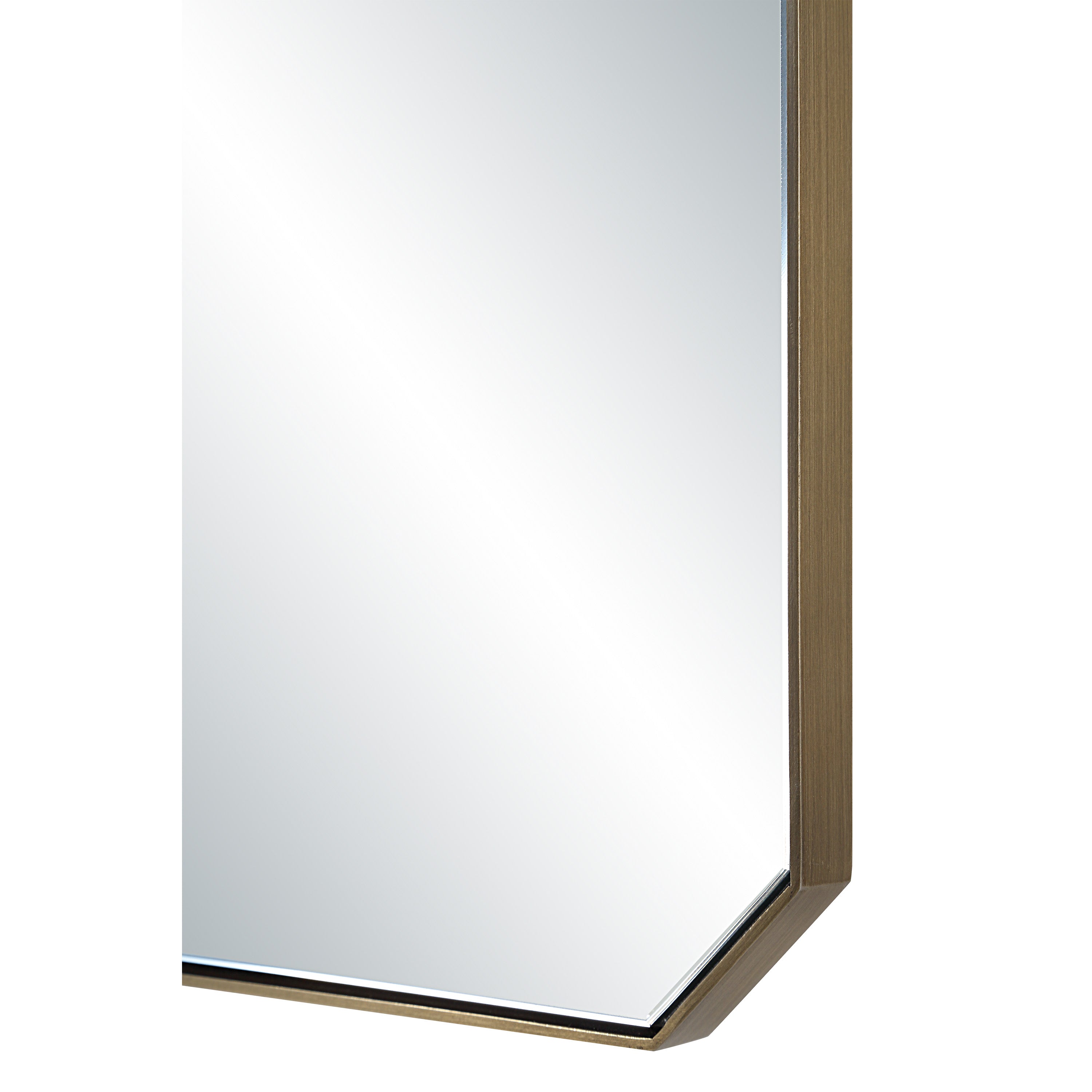 Nate 36" H x 24" W Wall Mirror, Yellow-Mirror-DECOROLALA