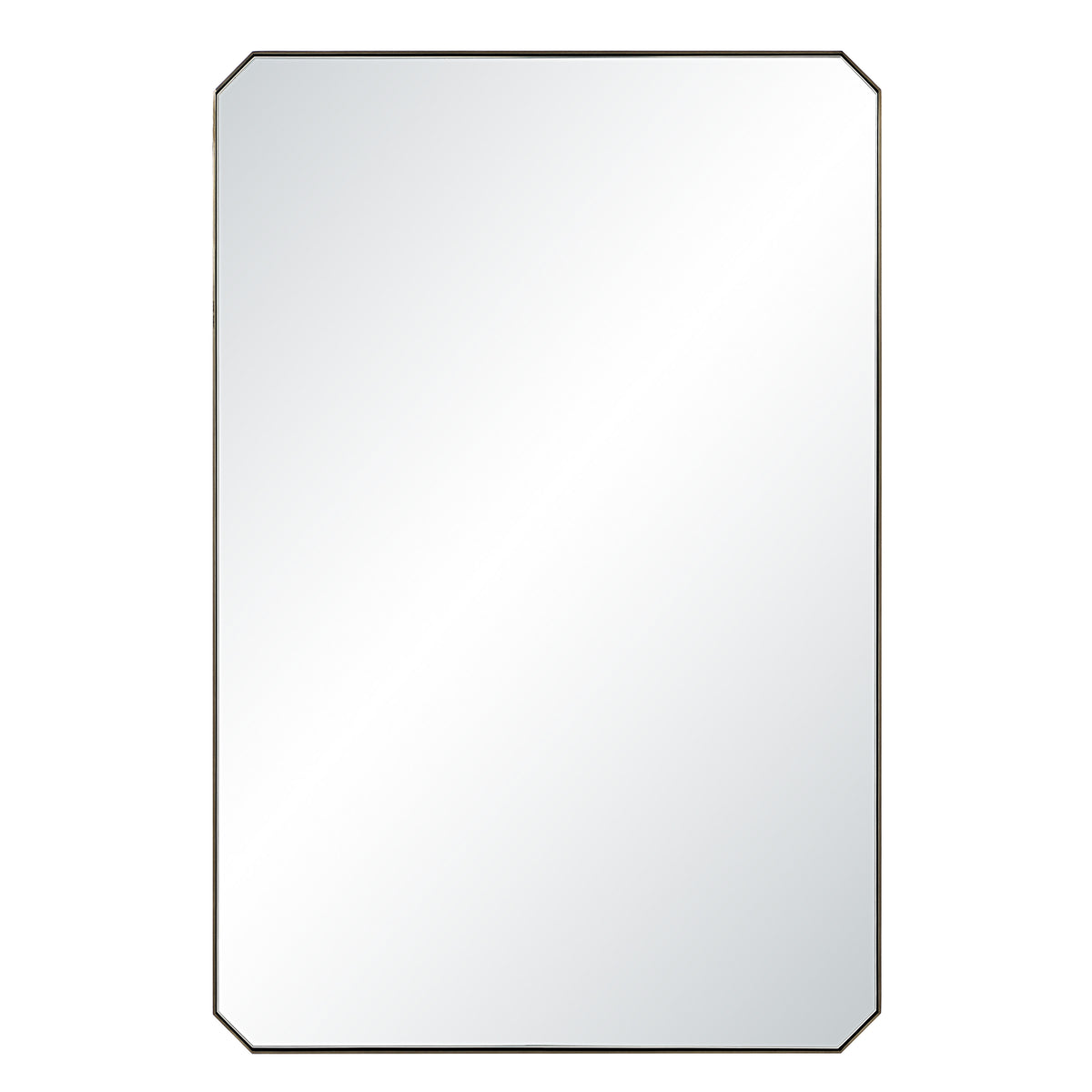 Nate 36" H x 24" W Wall Mirror, Yellow-Mirrors-DECOROLALA