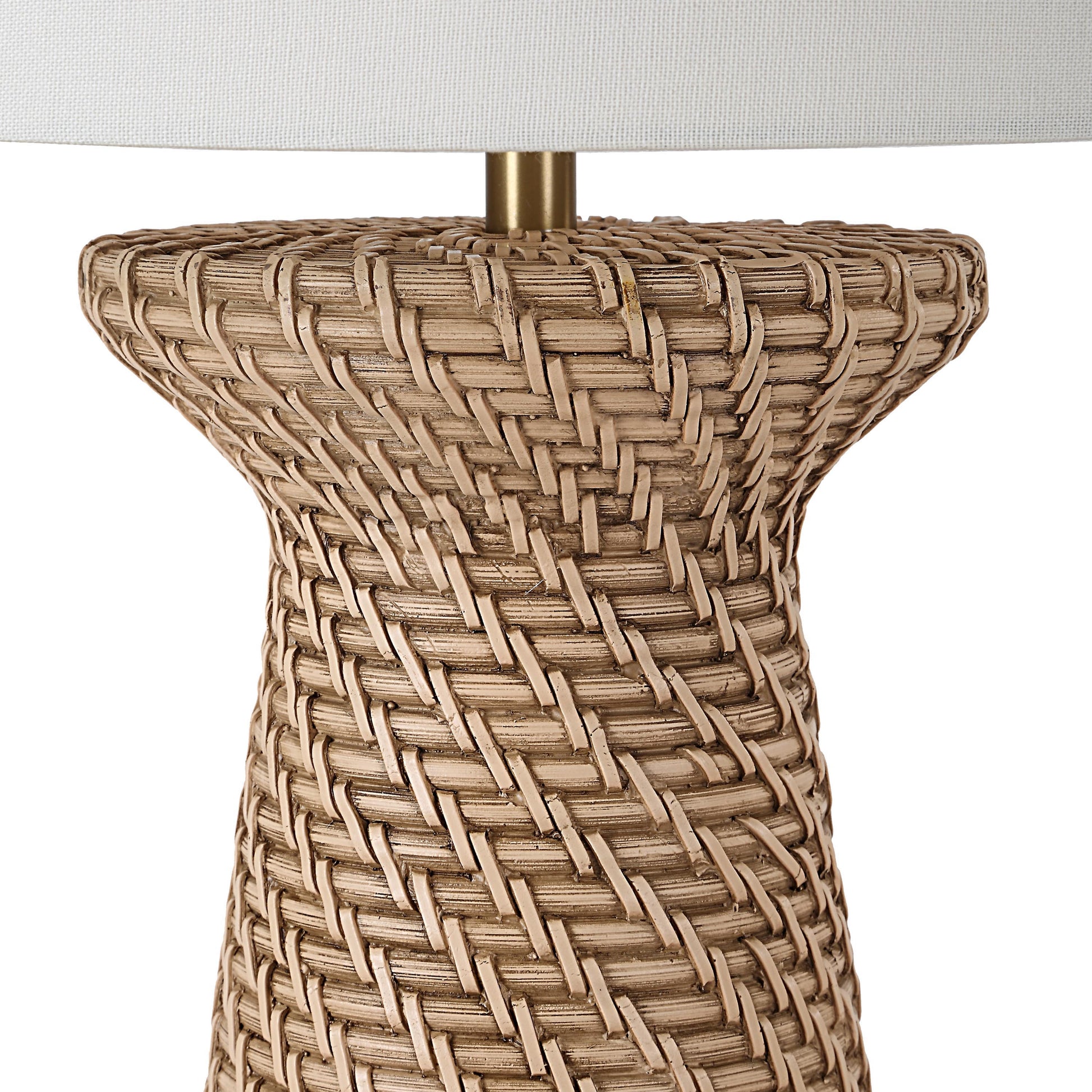 Nathalie 66.75" Floor Lamp, Cream Rattan-Floor Lamp-DECOROLALA