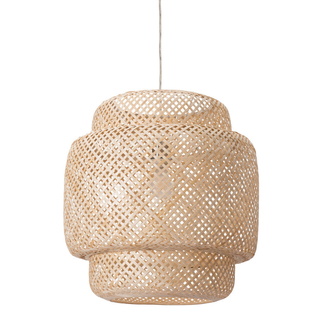 Natural Boho Weave Ceiling Lamp-Chandeliers-DECOROLALA