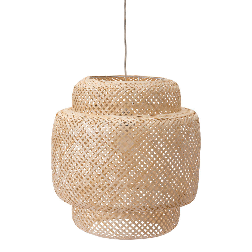 Natural Boho Weave Ceiling Lamp-Chandeliers-DECOROLALA