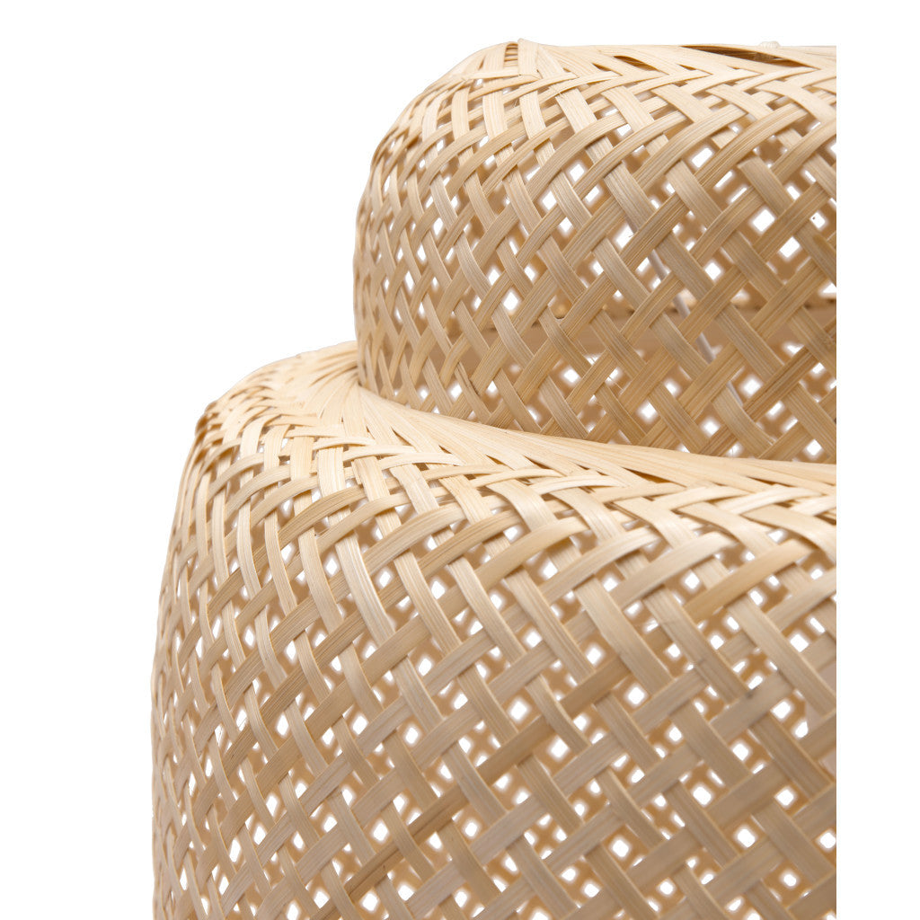 Natural Boho Weave Ceiling Lamp-Chandeliers-DECOROLALA