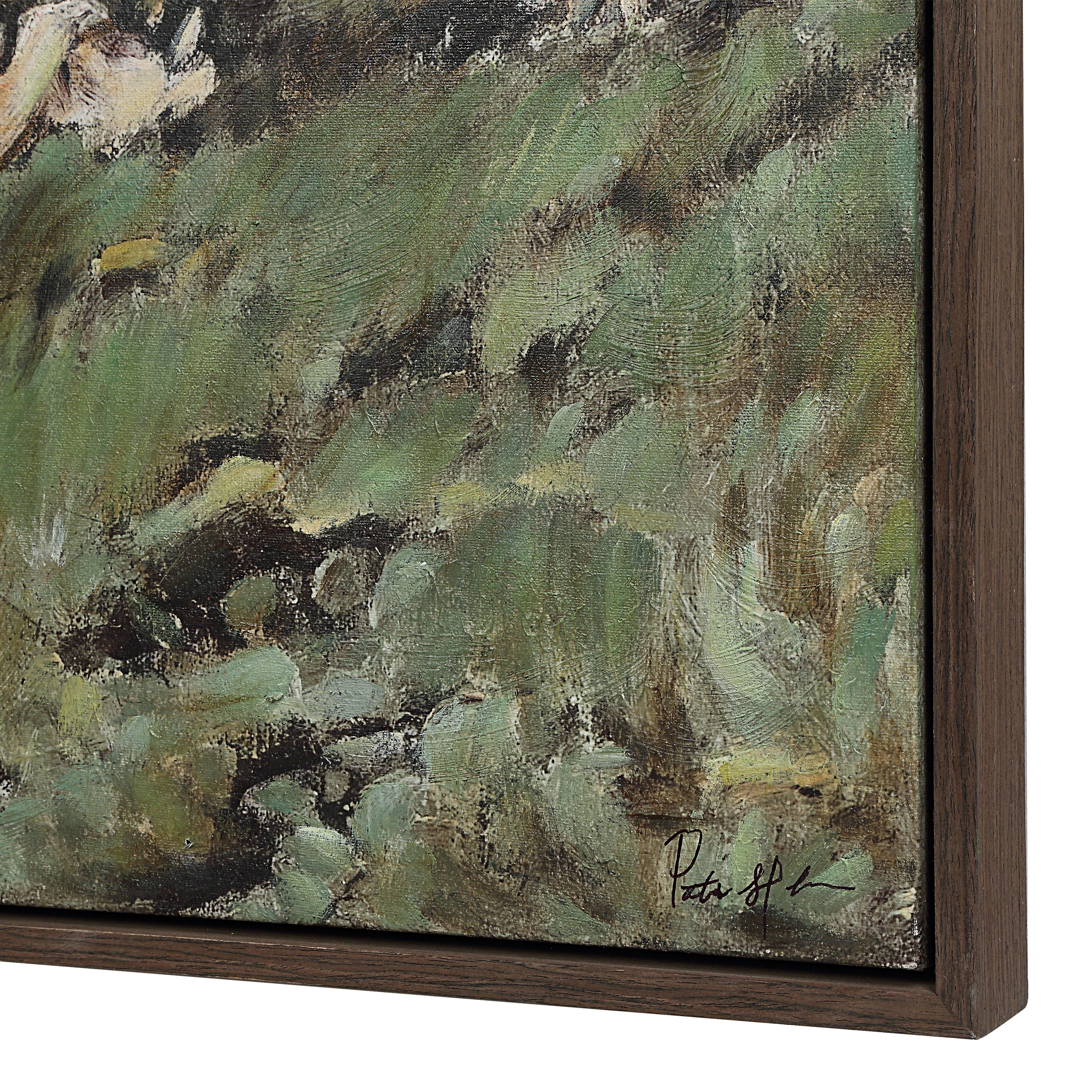 Nature 40" H x 50" W Canvas Art, Green-Canvas Art-DECOROLALA