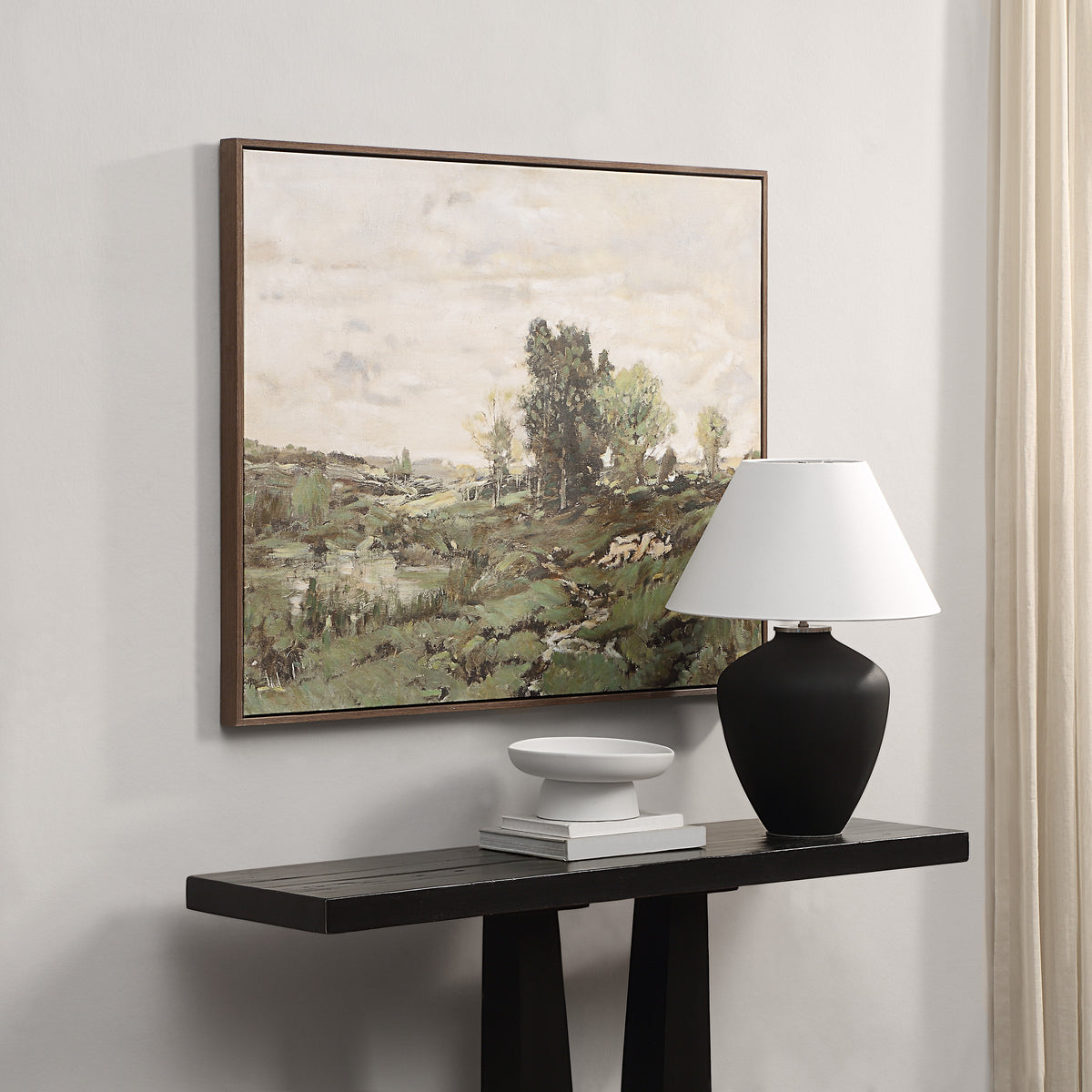 Nature 40" H x 50" W Canvas Art, Green-Canvas Prints-DECOROLALA