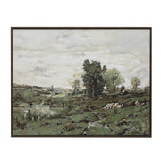 Nature 40" H x 50" W Canvas Art, Green-Canvas Prints-DECOROLALA