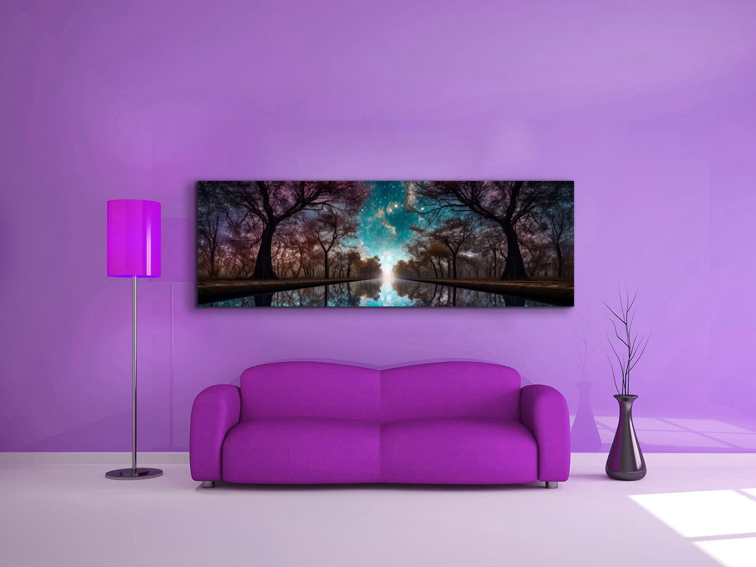 Nature Wall Art To the Light Canvas Print 72x24-Wall Art-DECOROLALA