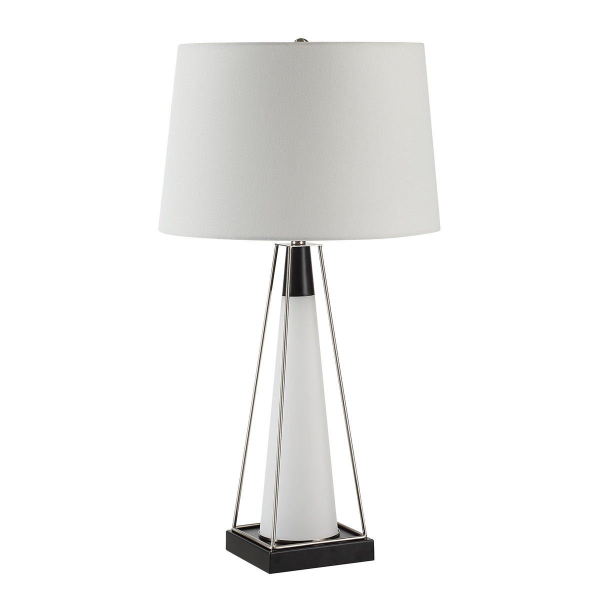 Navagio 28" Height Table Lamp, White-Table Lamp-DECOROLALA