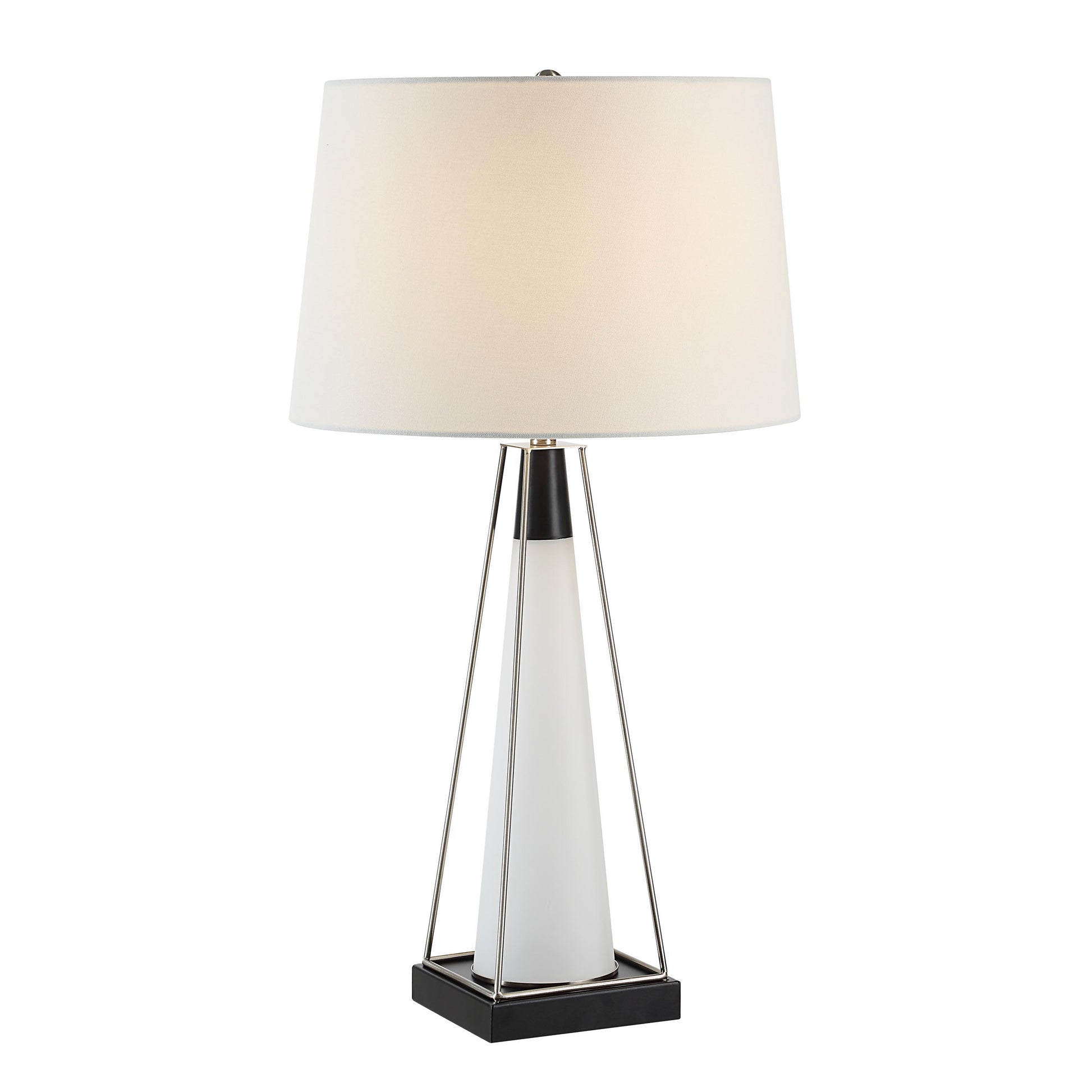 Navagio 28" Height Table Lamp, White-Table Lamp-DECOROLALA