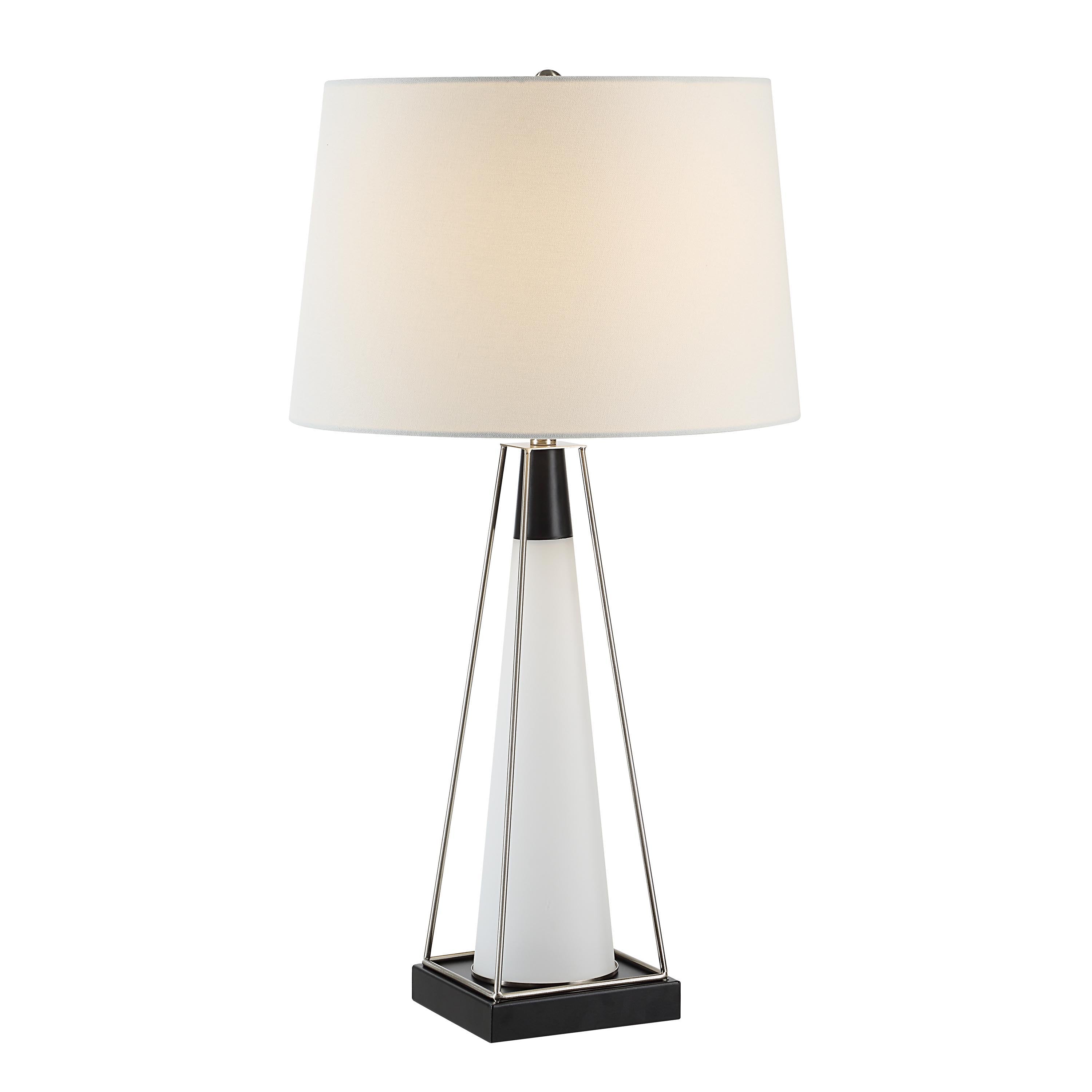 Navagio 28" Height Table Lamp, White-Table Lamp-DECOROLALA