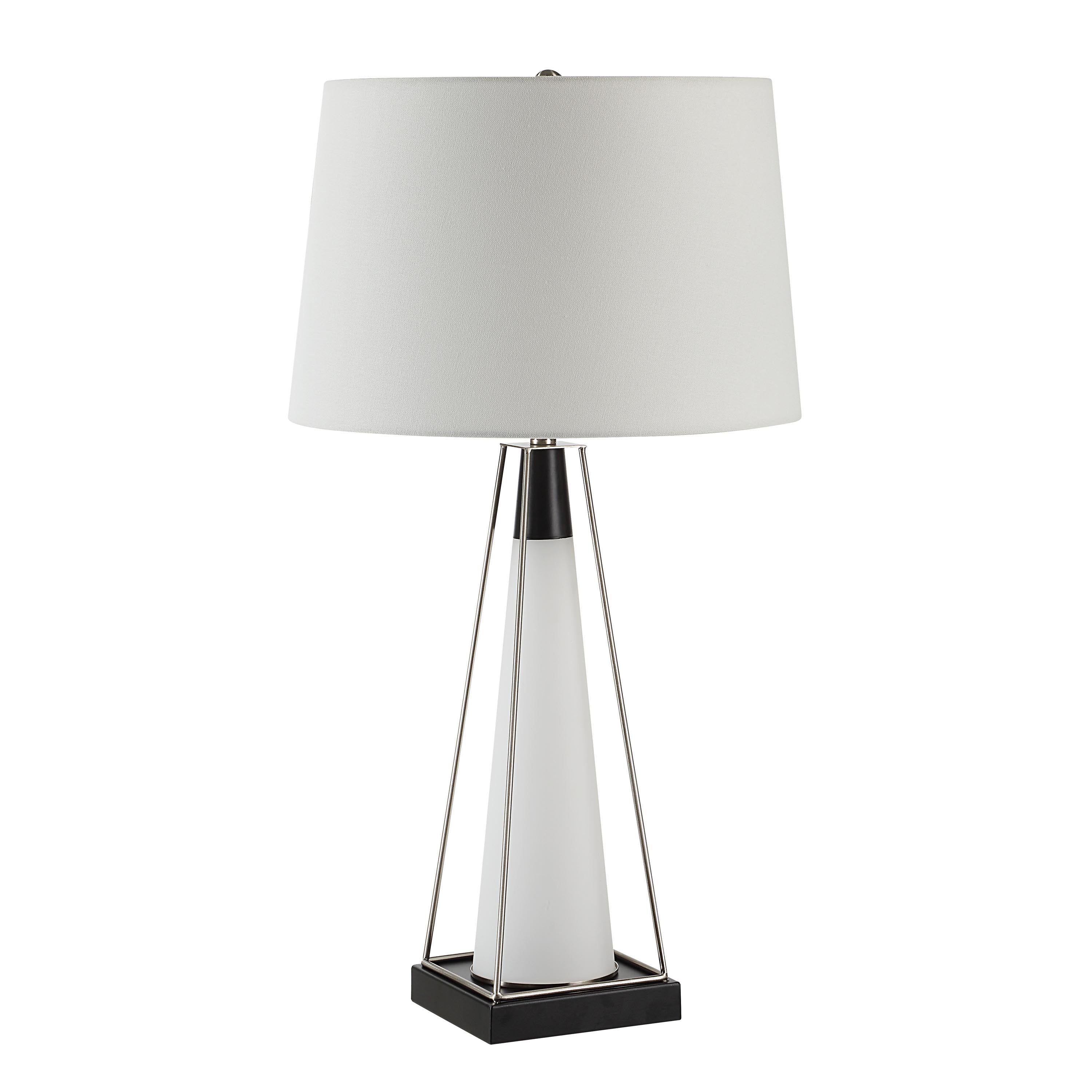 Navagio 28" Height Table Lamp, White-Table Lamp-DECOROLALA