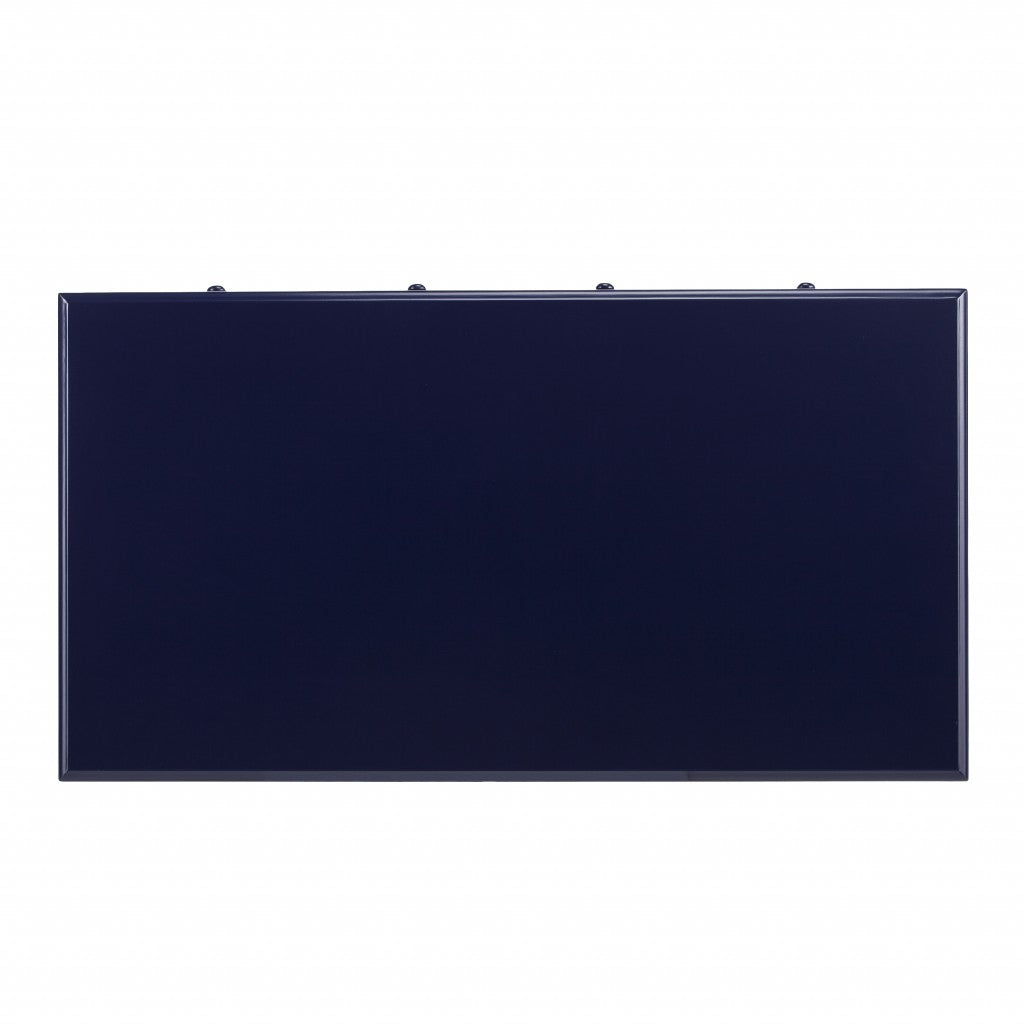 Navy Blue Writing Desk-Desks-DECOROLALA