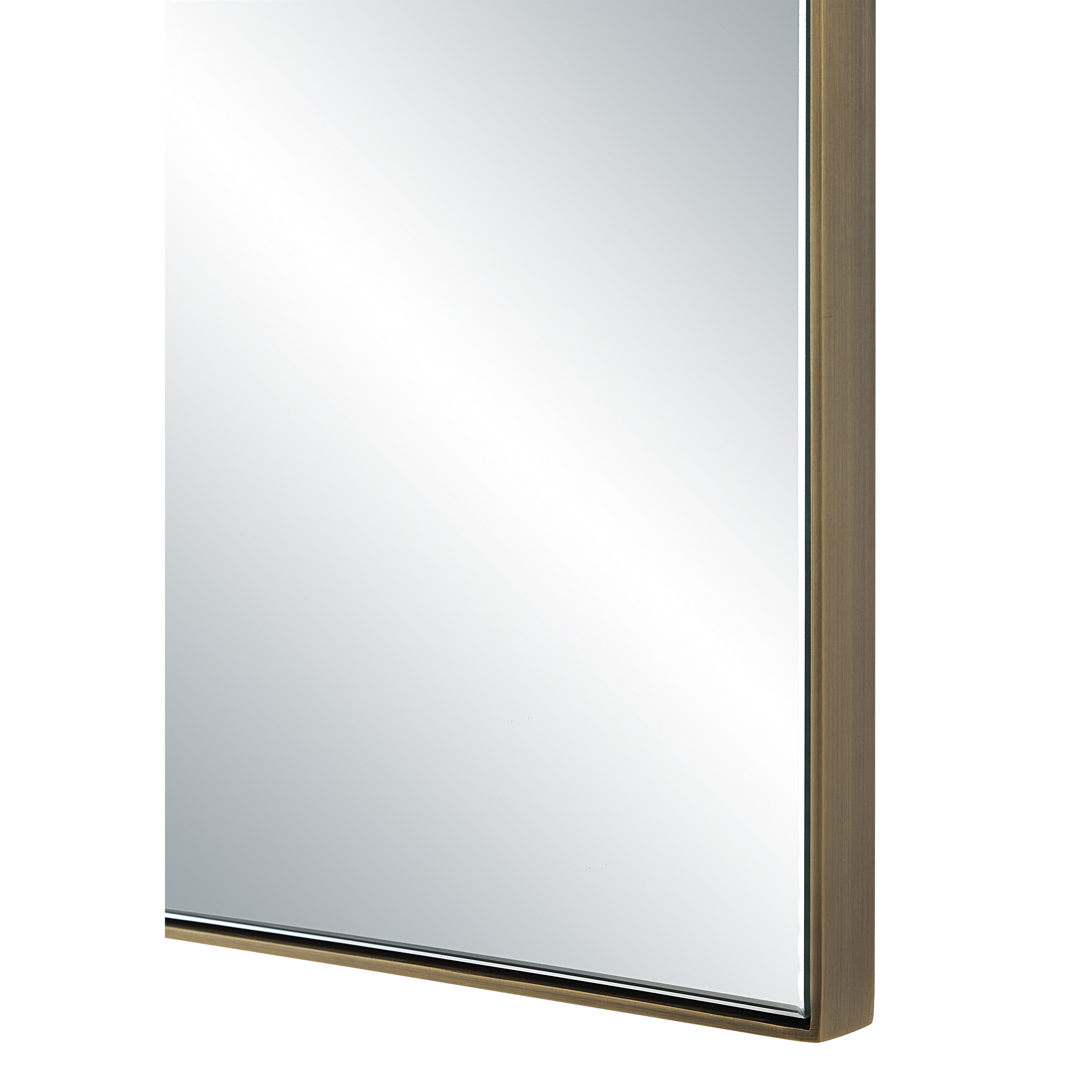 Neem 36" H x 24" W Wall Mirror, Yellow-Mirror-DECOROLALA