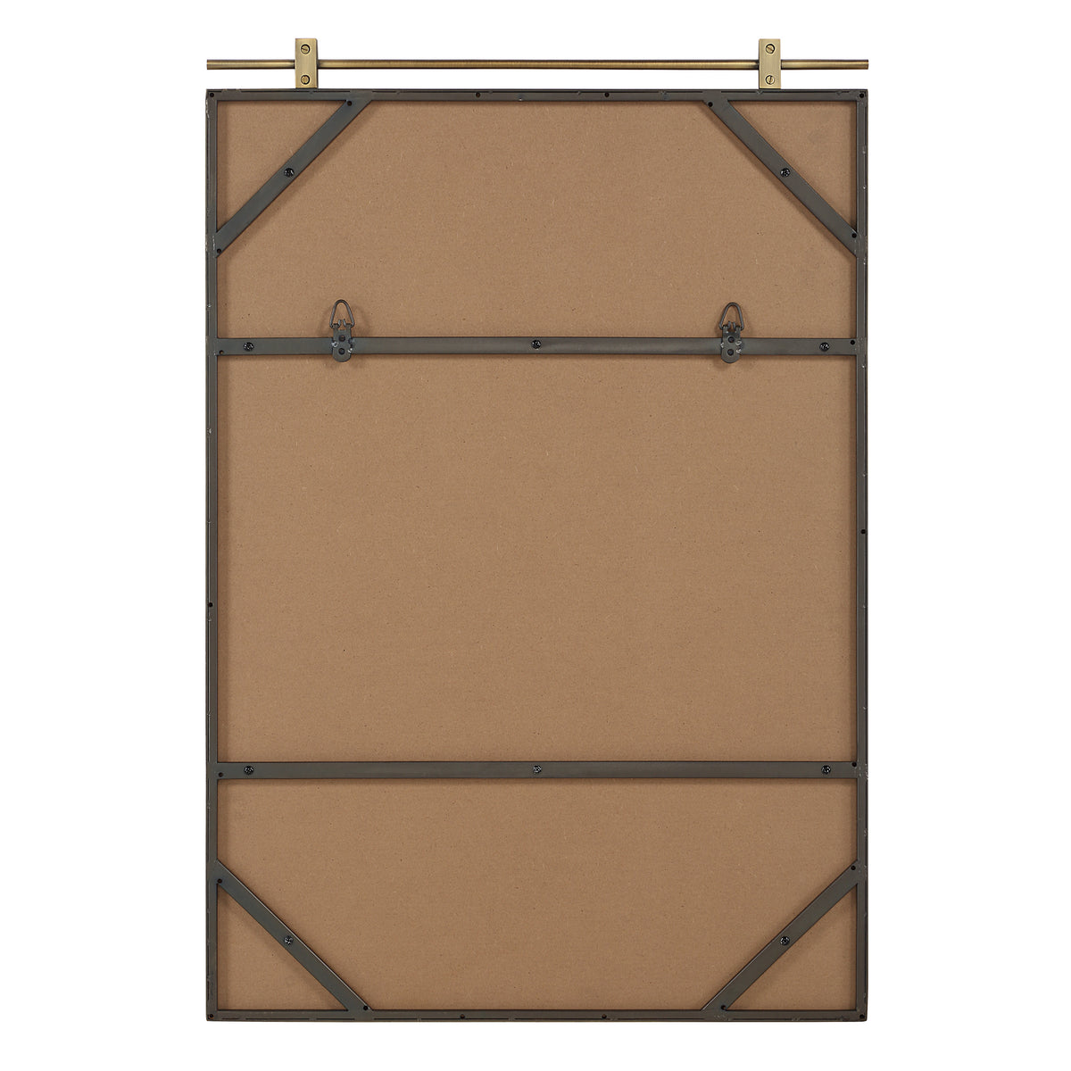 Neem 36" H x 24" W Wall Mirror, Yellow-Mirrors-DECOROLALA
