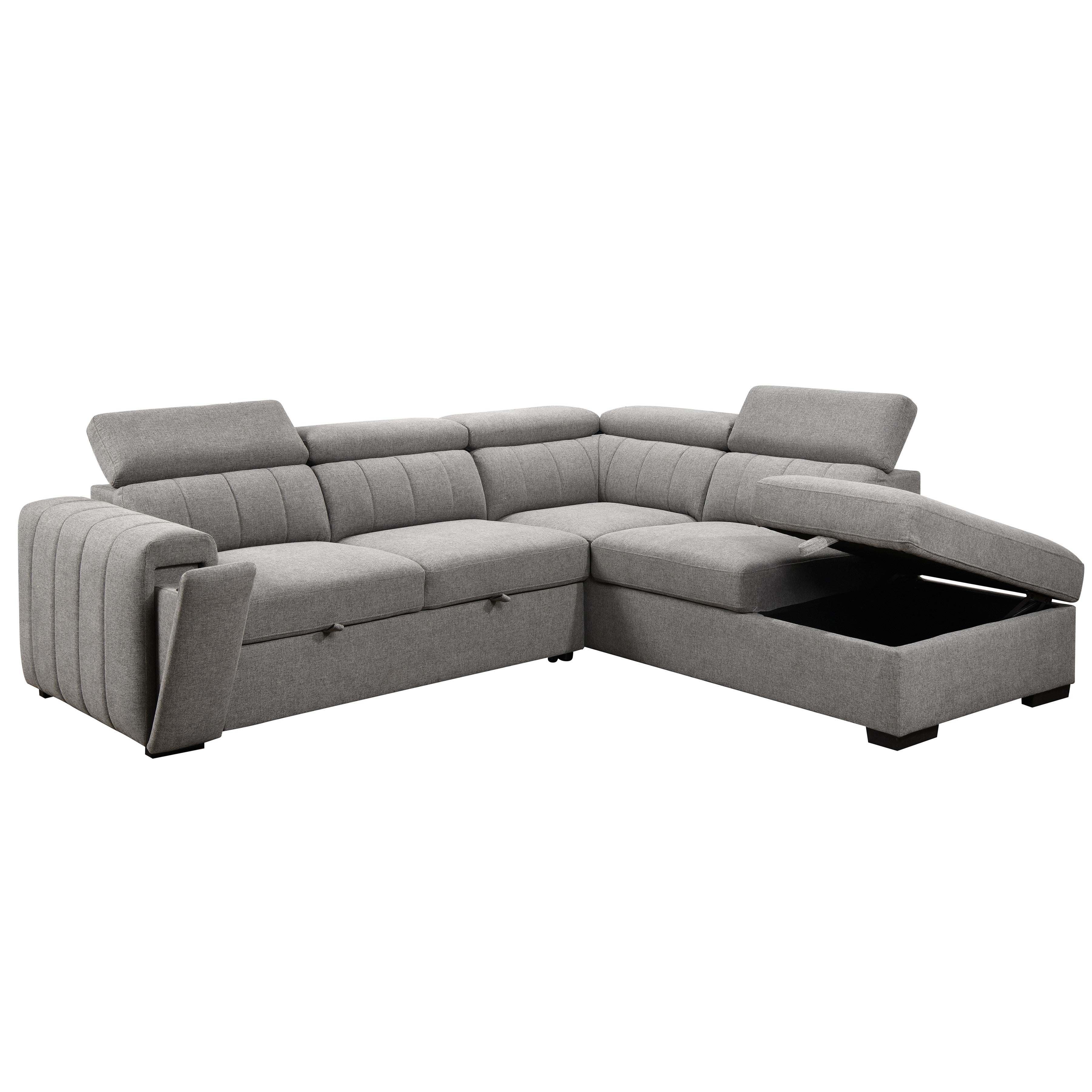 Nello 101 in. Right Facing Media Sleeper-DECOROLALA