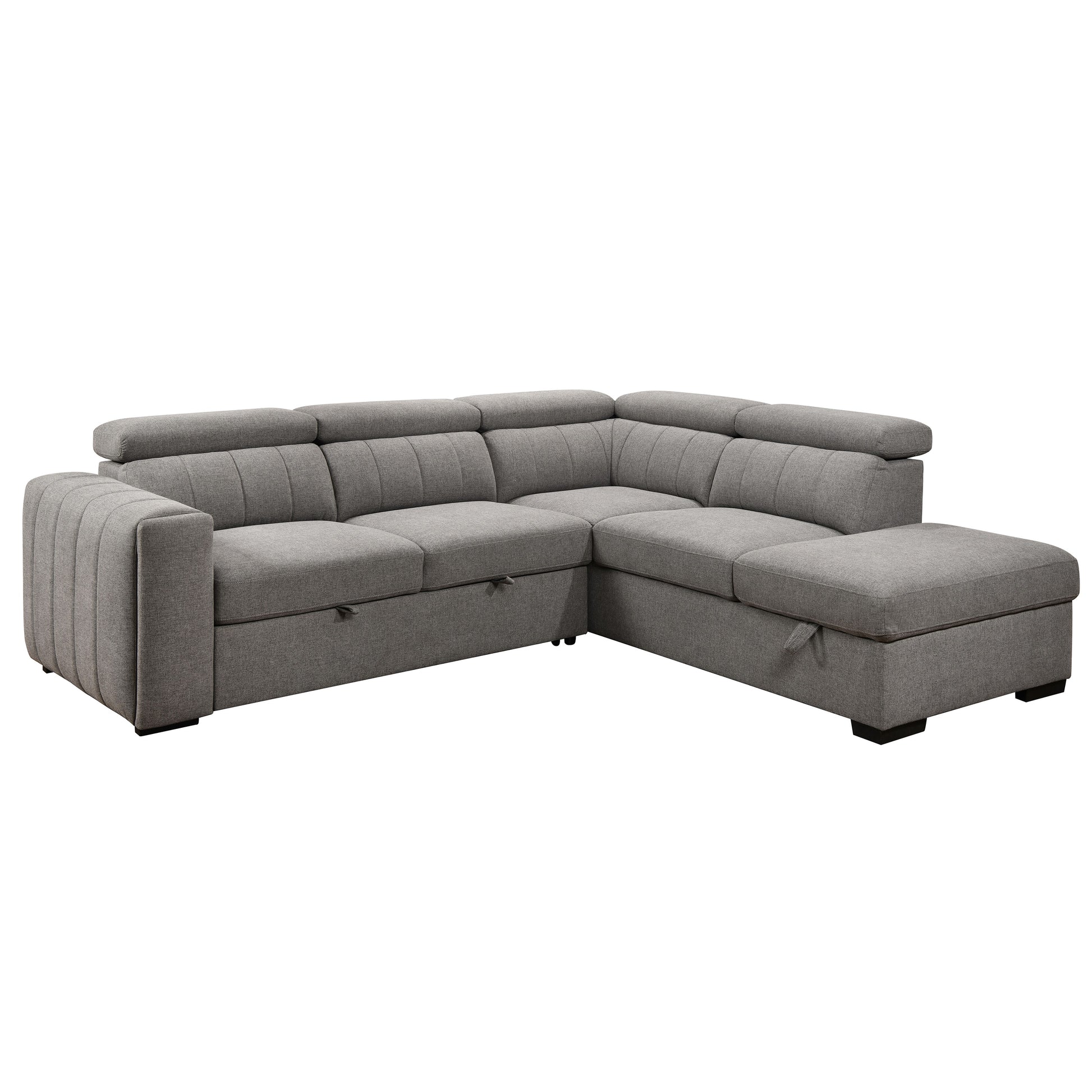 Nello 101 in. Right Facing Media Sleeper-Furniture > Sofas-DECOROLALA