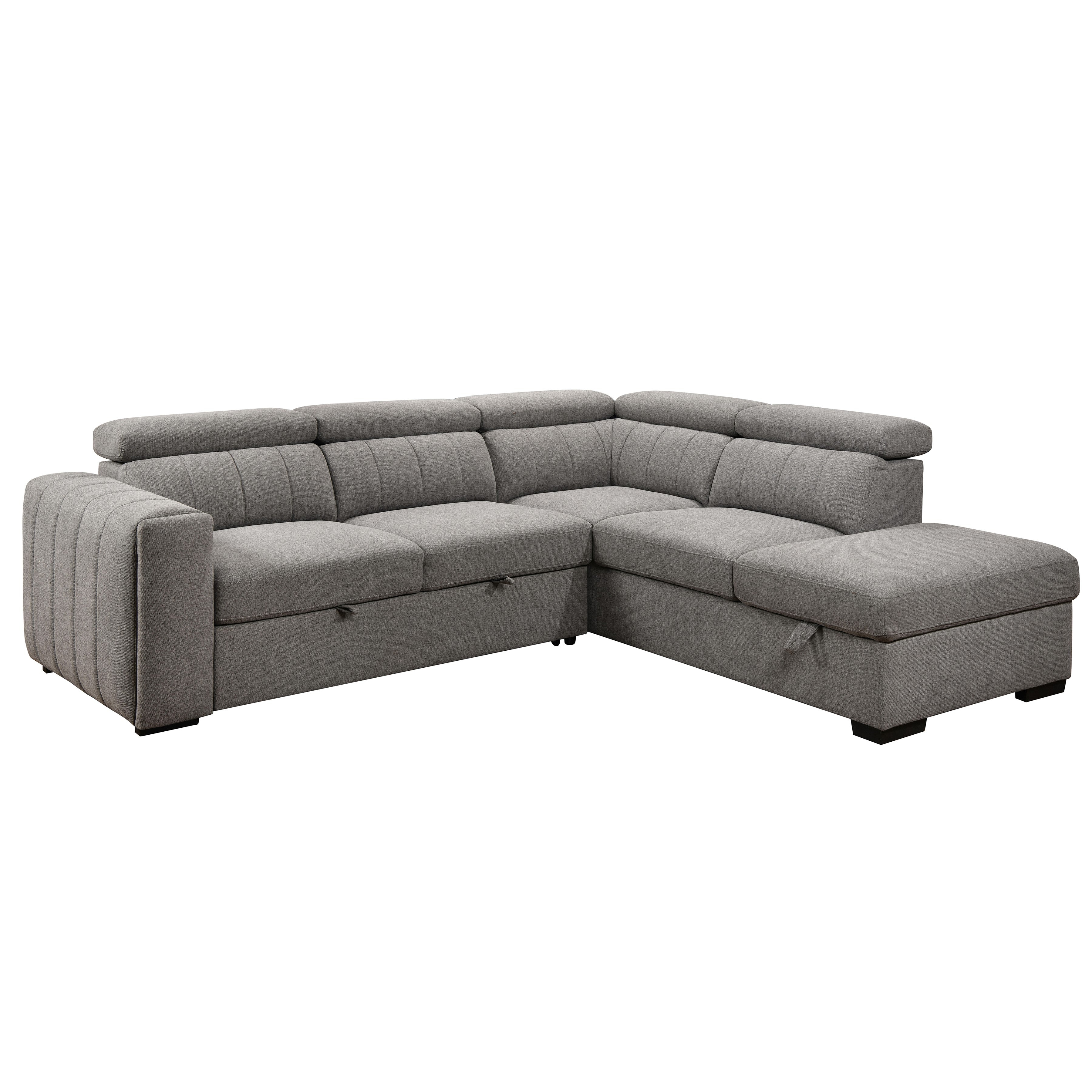 Nello 101 in. Right Facing Media Sleeper-Furniture > Sofas-DECOROLALA