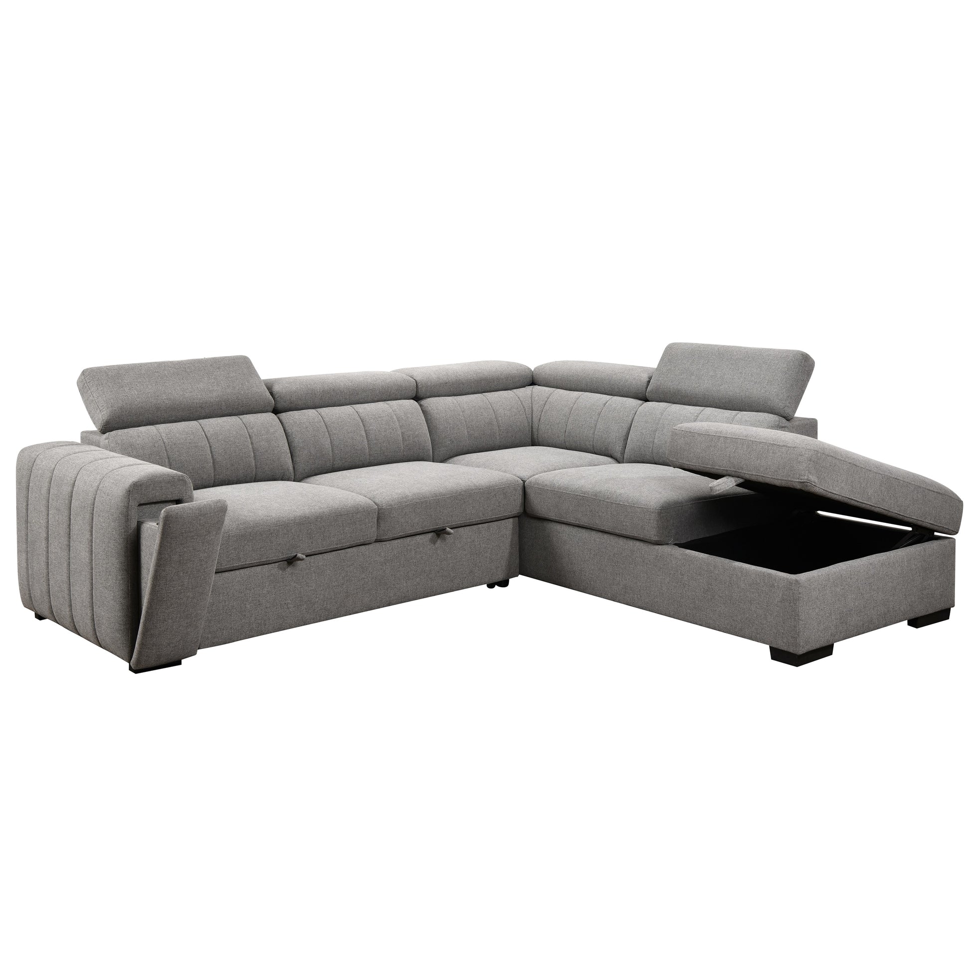 Nello 101 in. Right Facing Media Sleeper-Furniture > Sofas-DECOROLALA