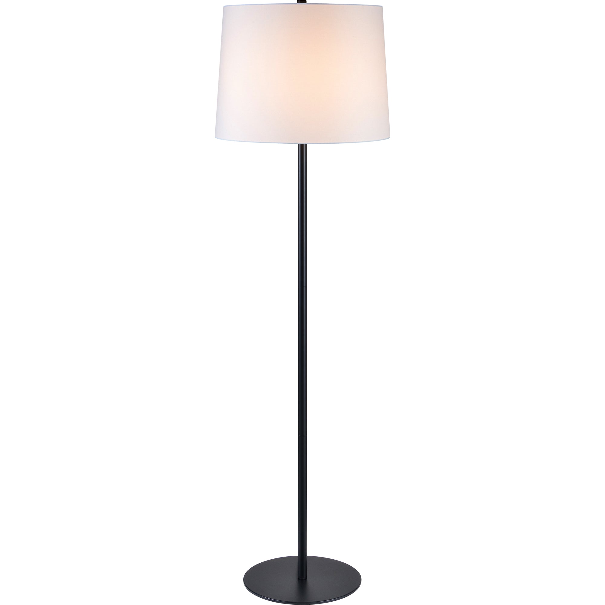Nevin 61.75" Length Floor Lamp, Matte Black-Floor Lamp-DECOROLALA