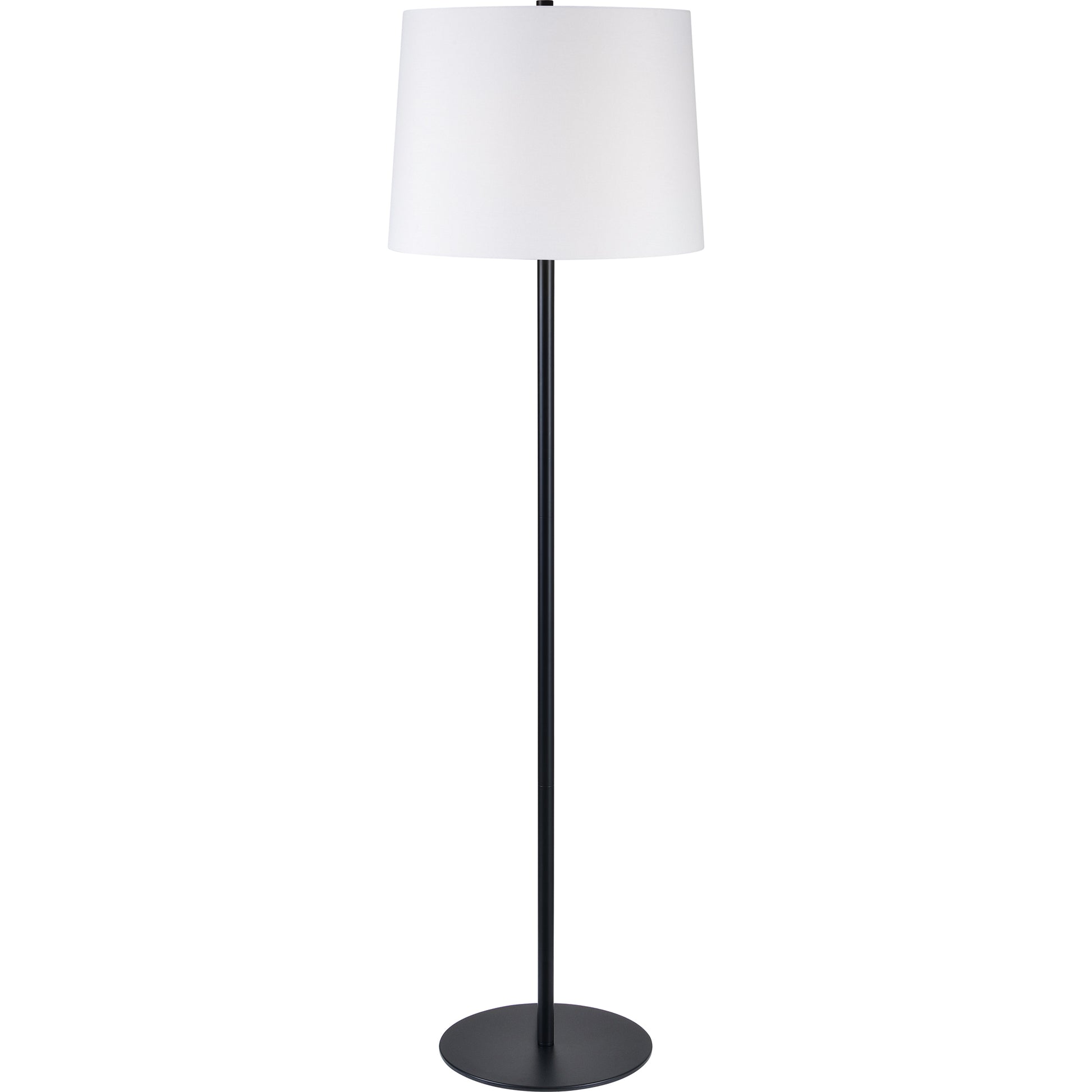 Nevin 61.75" Length Floor Lamp, Matte Black-Floor Lamp-DECOROLALA