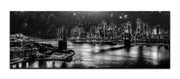 New York Black & White Canvas Print 72x24-Wall Art-DECOROLALA