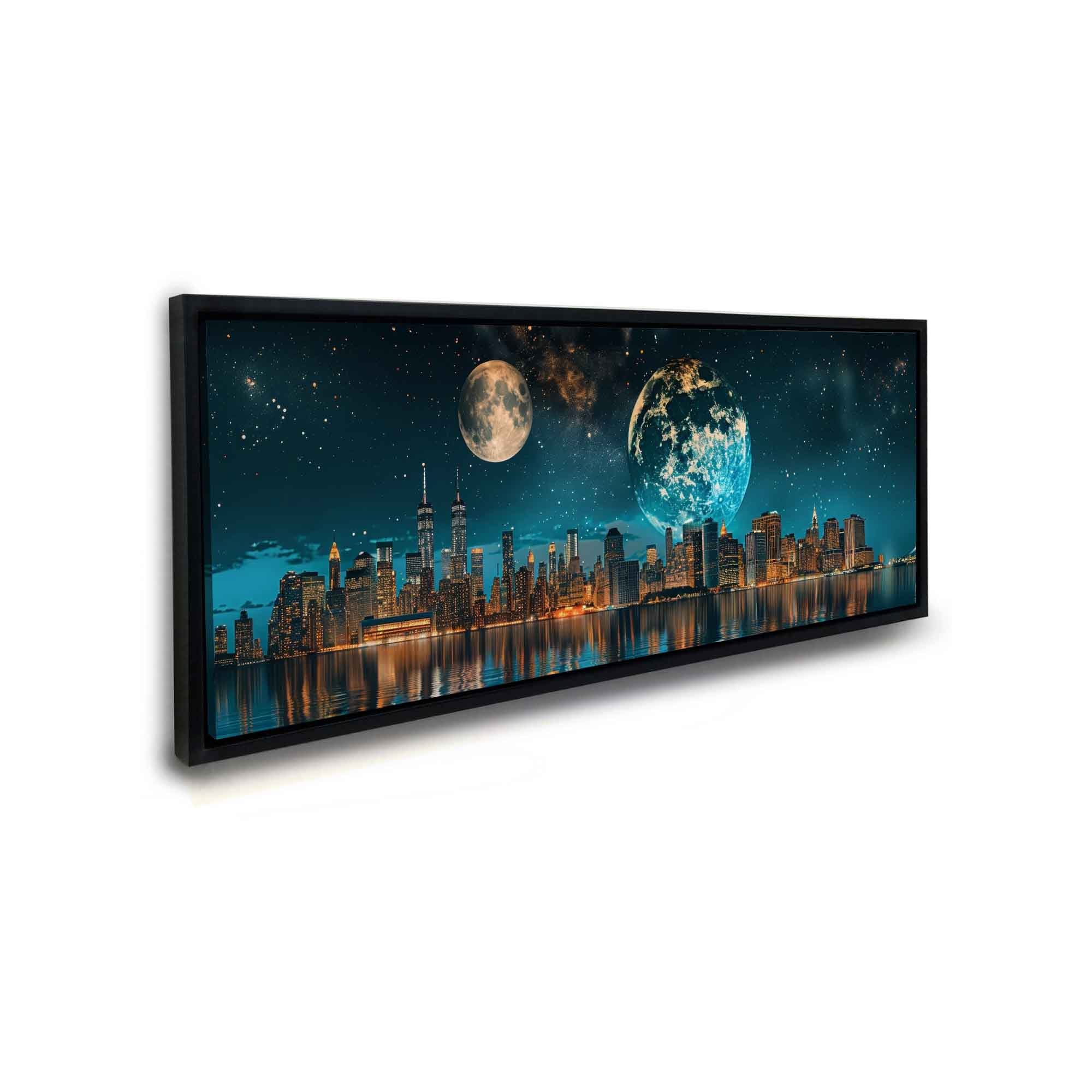 New York Circa 2111 Canvas Print 72x24-Print-DECOROLALA