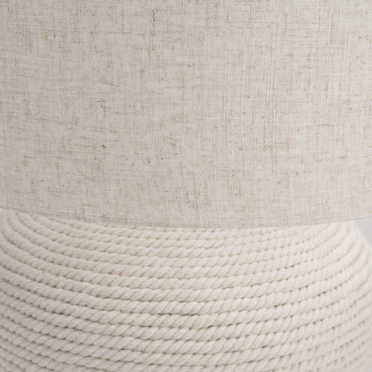 Newport Woven Rope Table Lamp-Table Lamps-DECOROLALA