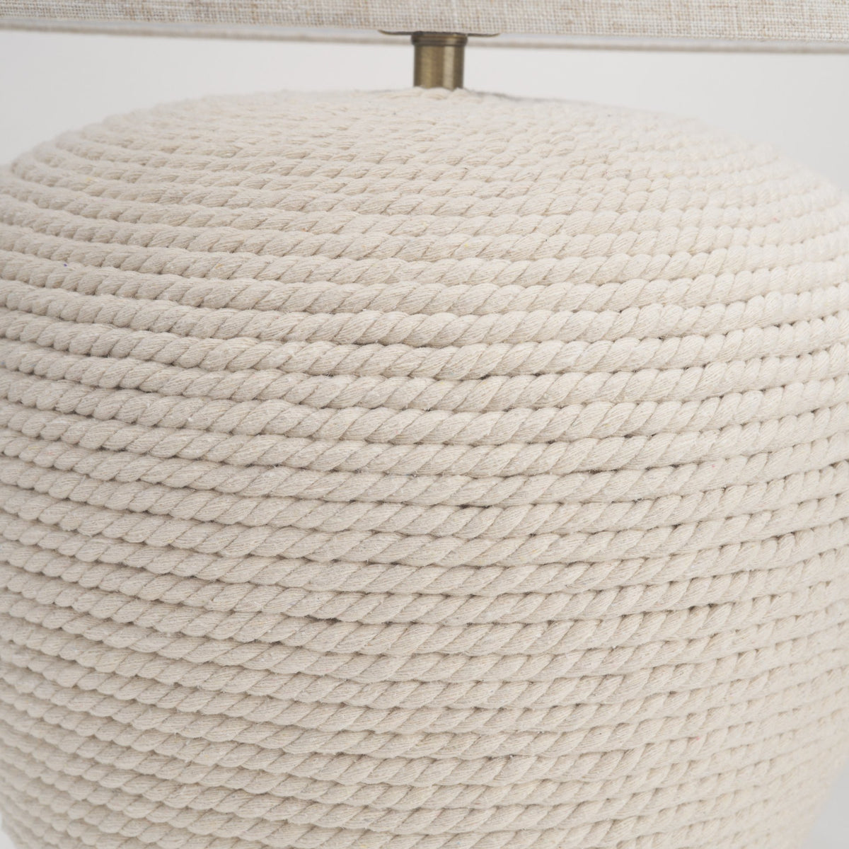 Newport Woven Rope Table Lamp-Table Lamps-DECOROLALA