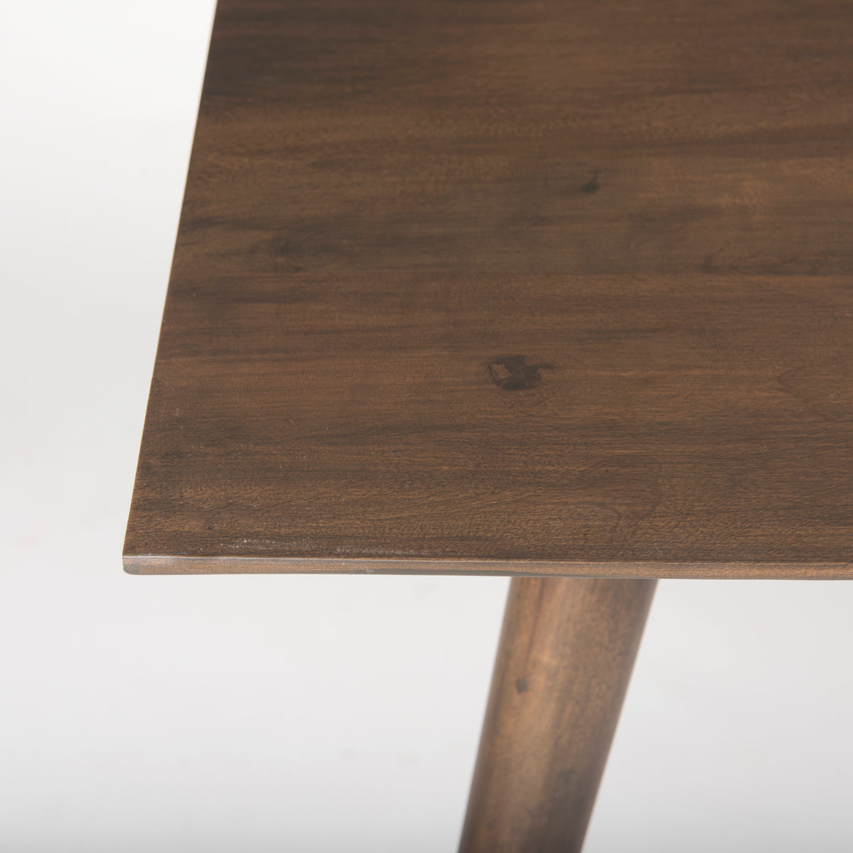 Nicholas 72"L x 39"W Dining Table | Modern | Brown Wood & Metal/Wood | Seats 6-Dining Tables-DECOROLALA