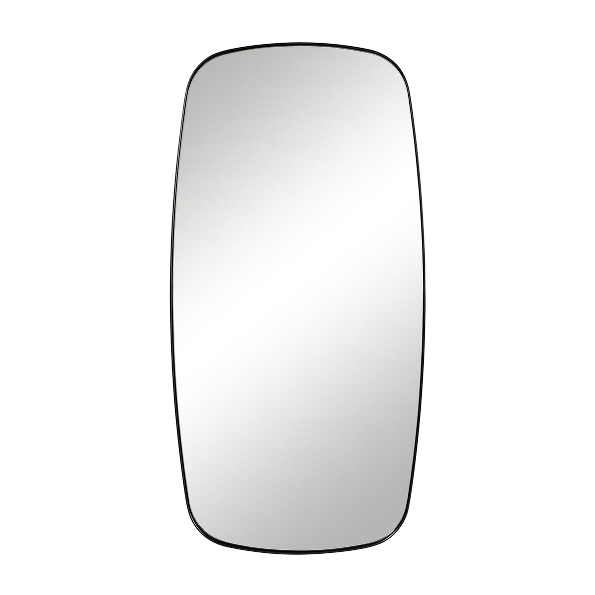 Nicoya 40" H x 20" W Wall Mirror, Brown-Mirrors-DECOROLALA
