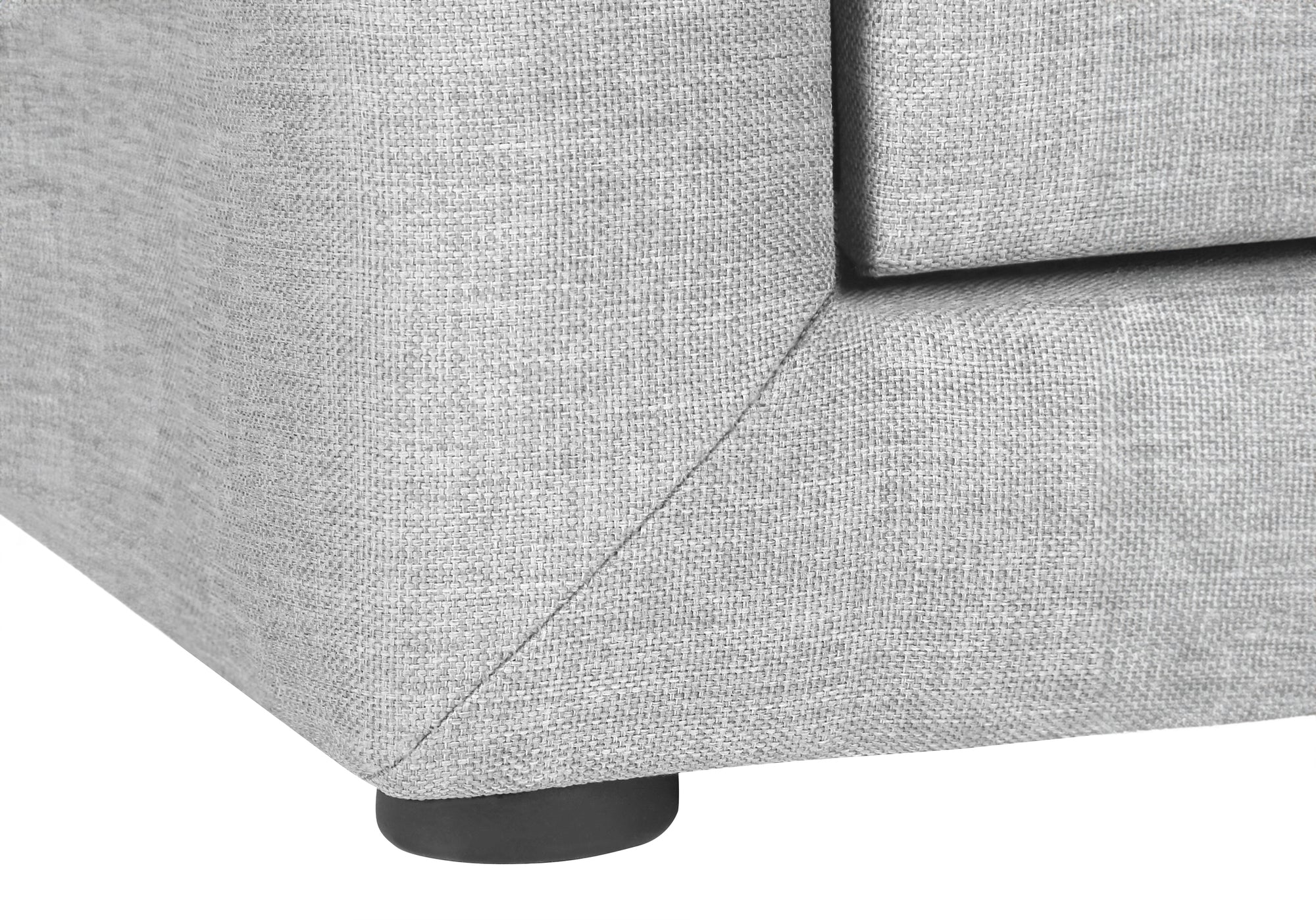 Nightstand - 21"H / Grey Leather-Look-Nightstand-DECOROLALA