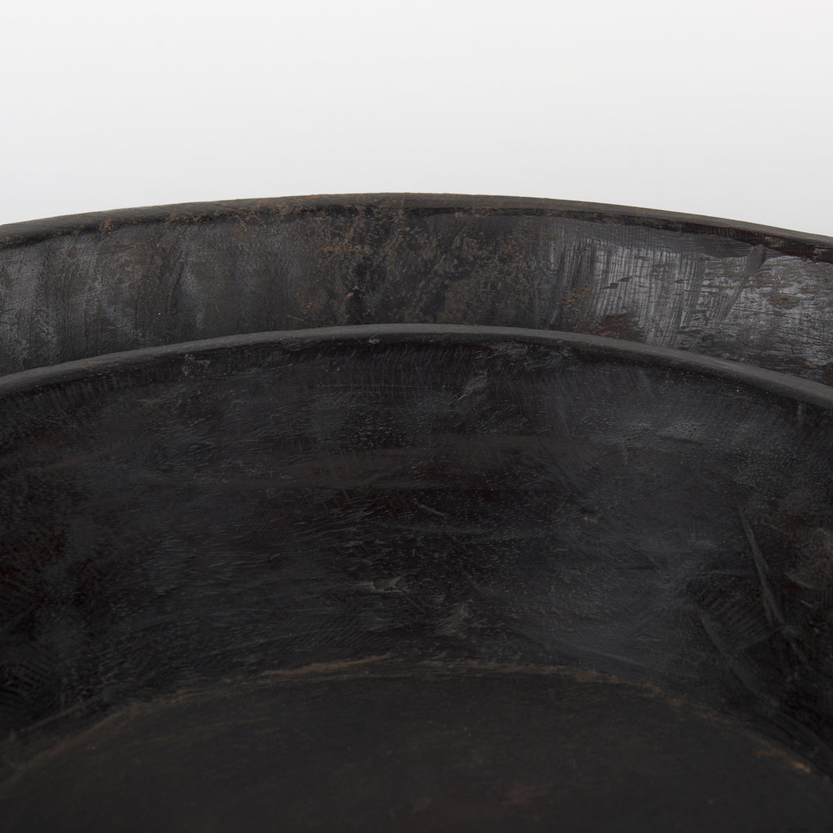 Nikita Set of 2 Large Medium Reclaimed Wood Bowls-Bowls-DECOROLALA