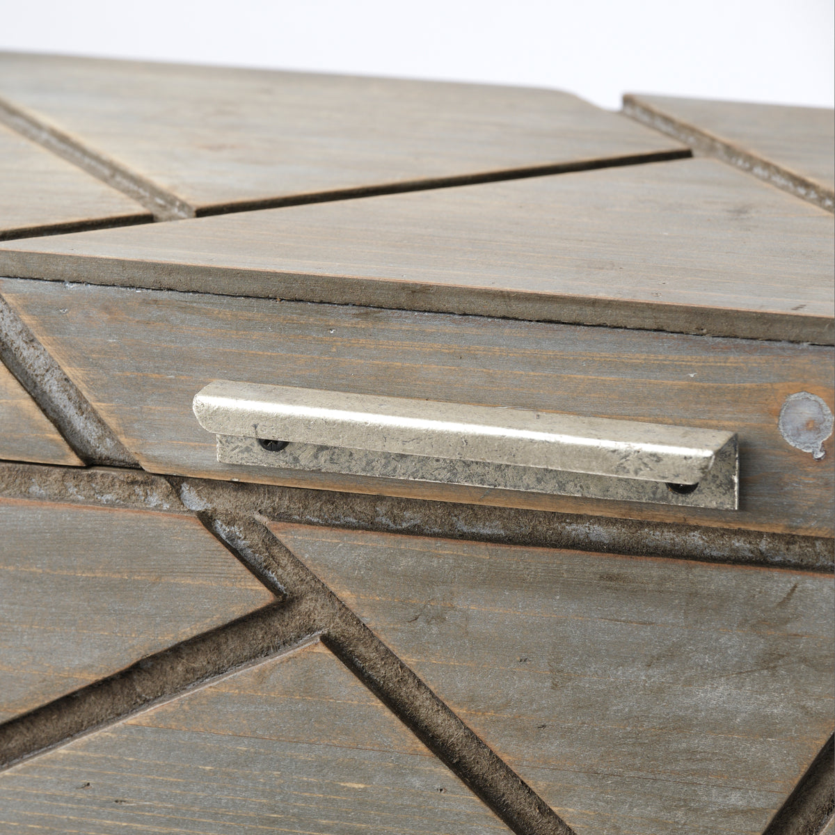 Niobe (Set of 2) 16L x 11W Gray Wooden Nesting Boxes-Boxes-DECOROLALA