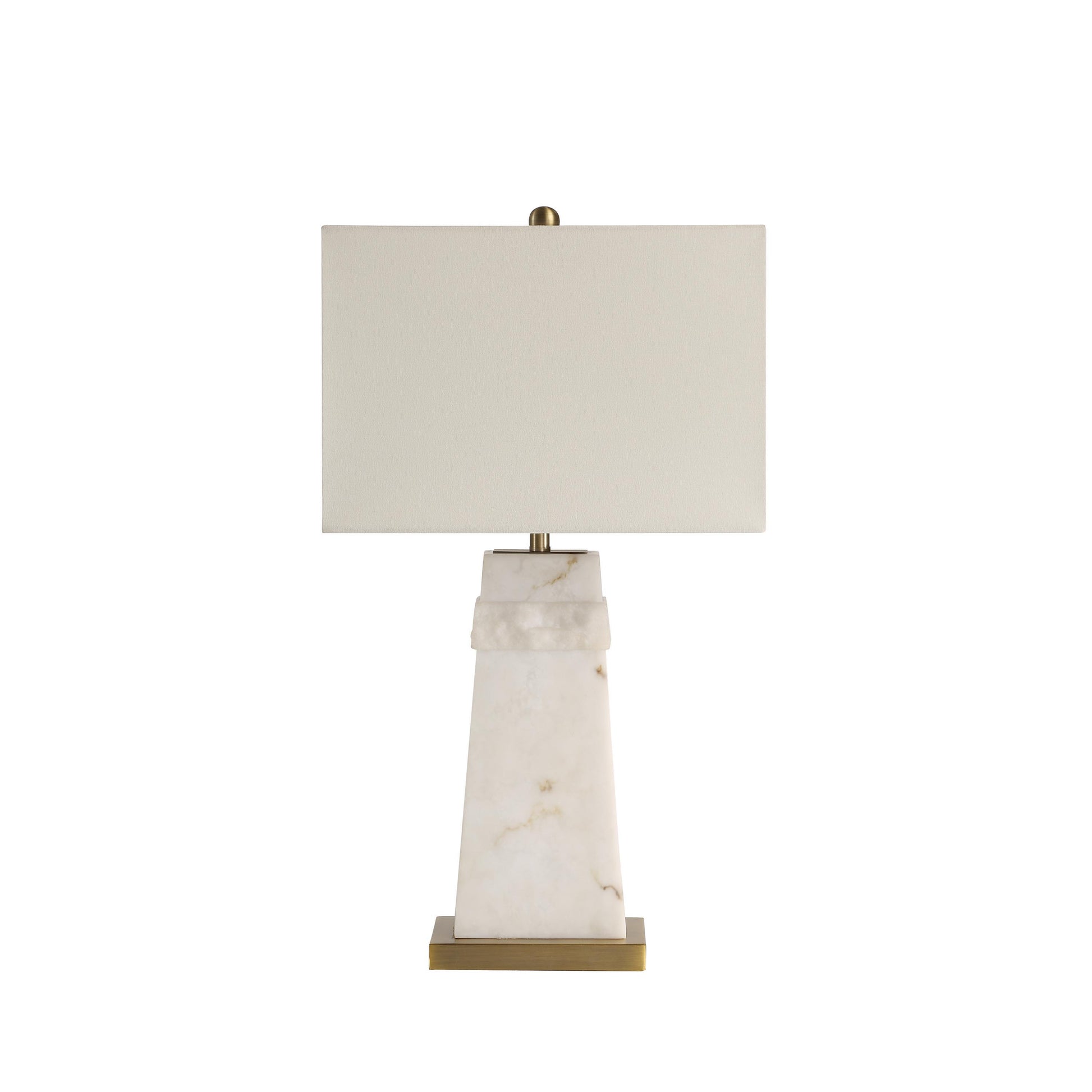 Nisrine 28" Table Lamp, Faux Alabaster-Table Lamp-DECOROLALA