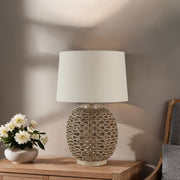 Noa 29" Height Table Lamp, Brown-Table Lamp-DECOROLALA