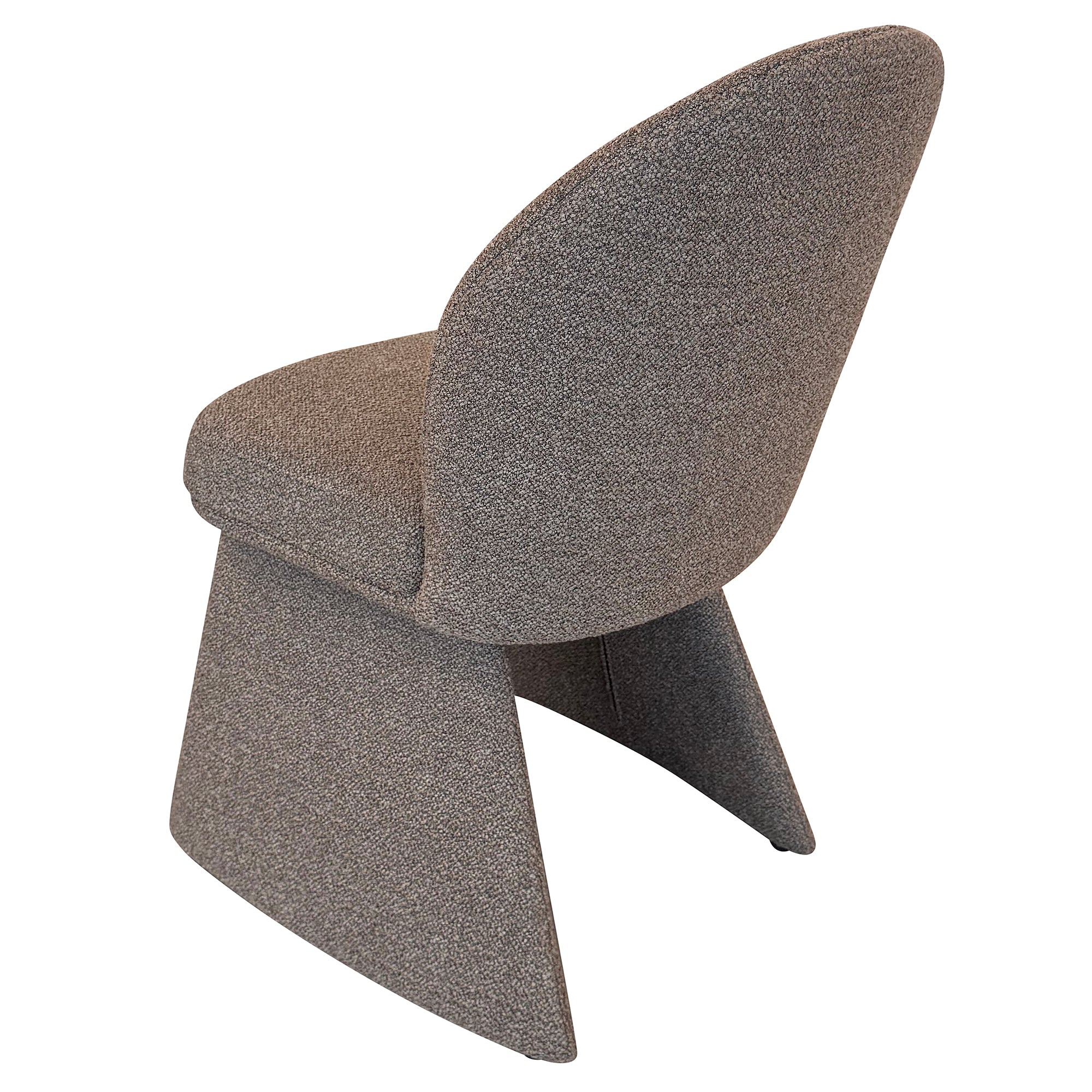 Noelle Modern Upholstered Dining Chair - Brown-DECOROLALA