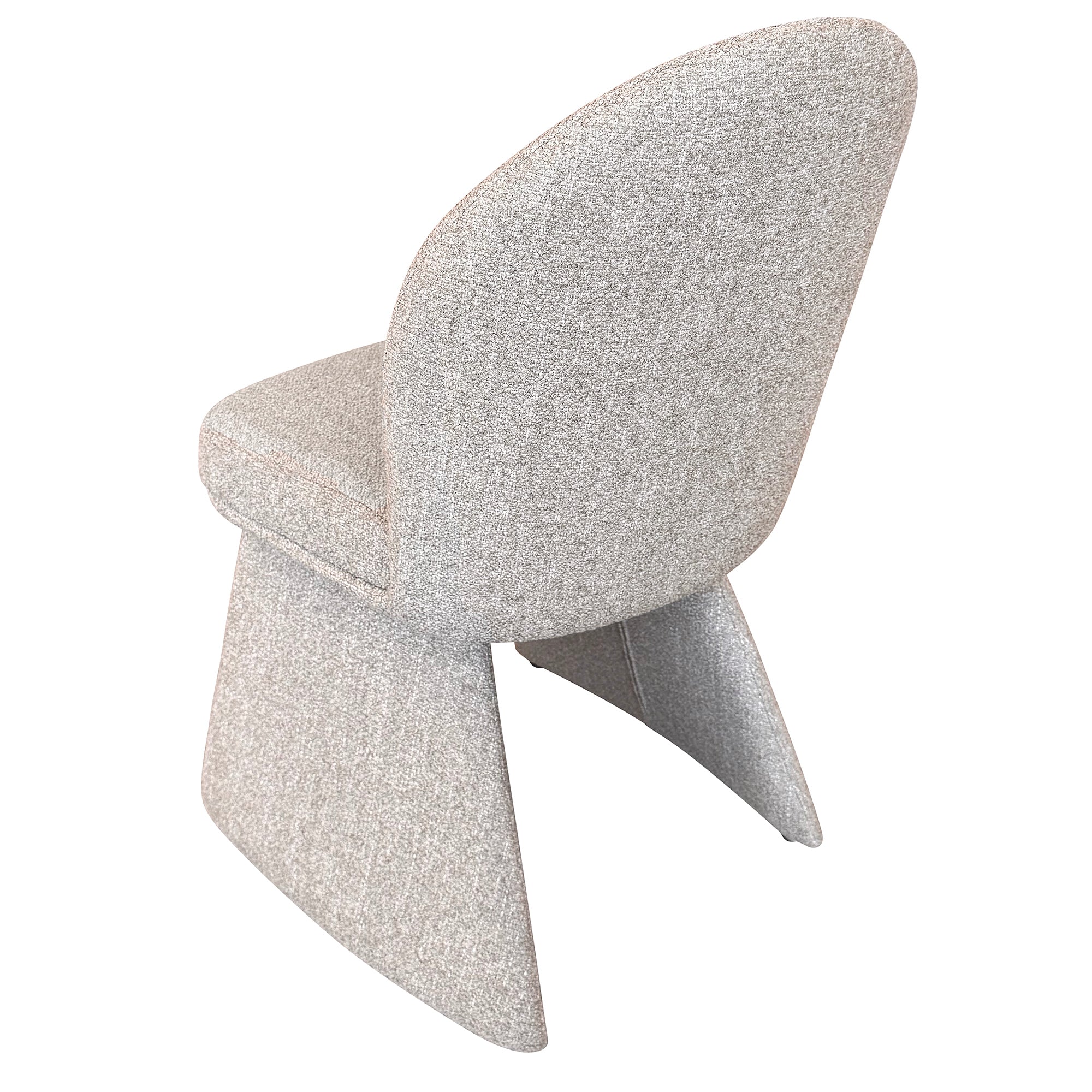 Noelle Upholstered Dining Chair - Beige Modern Fabric-DECOROLALA