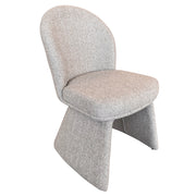 Noelle Upholstered Dining Chair - Beige Modern Fabric-DECOROLALA