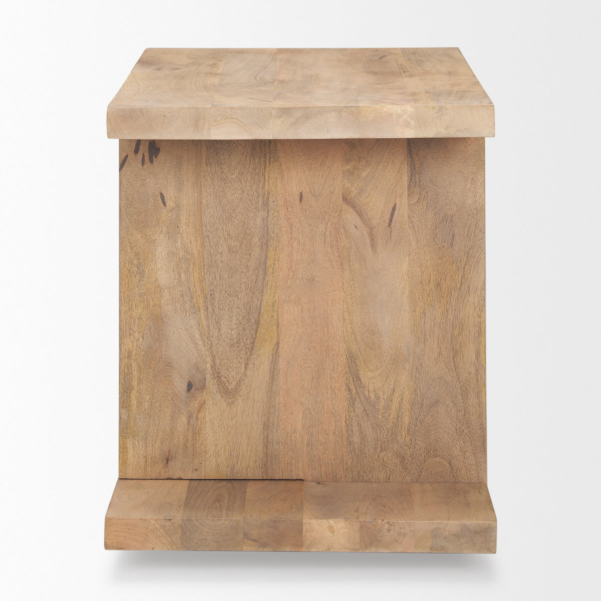 Nohr Medium Brown Wood Accent Table-End and Side Tables-DECOROLALA