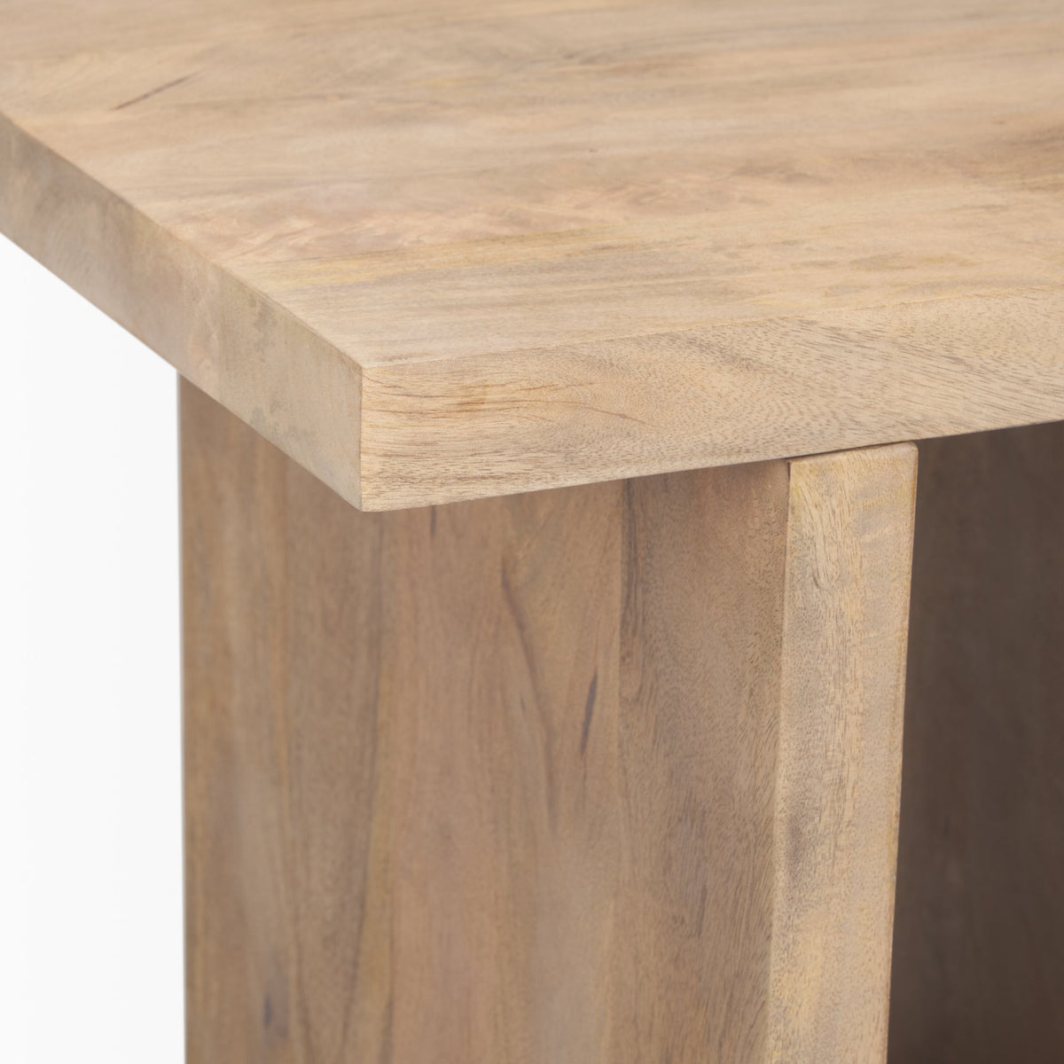 Nohr Medium Brown Wood Accent Table-End and Side Tables-DECOROLALA