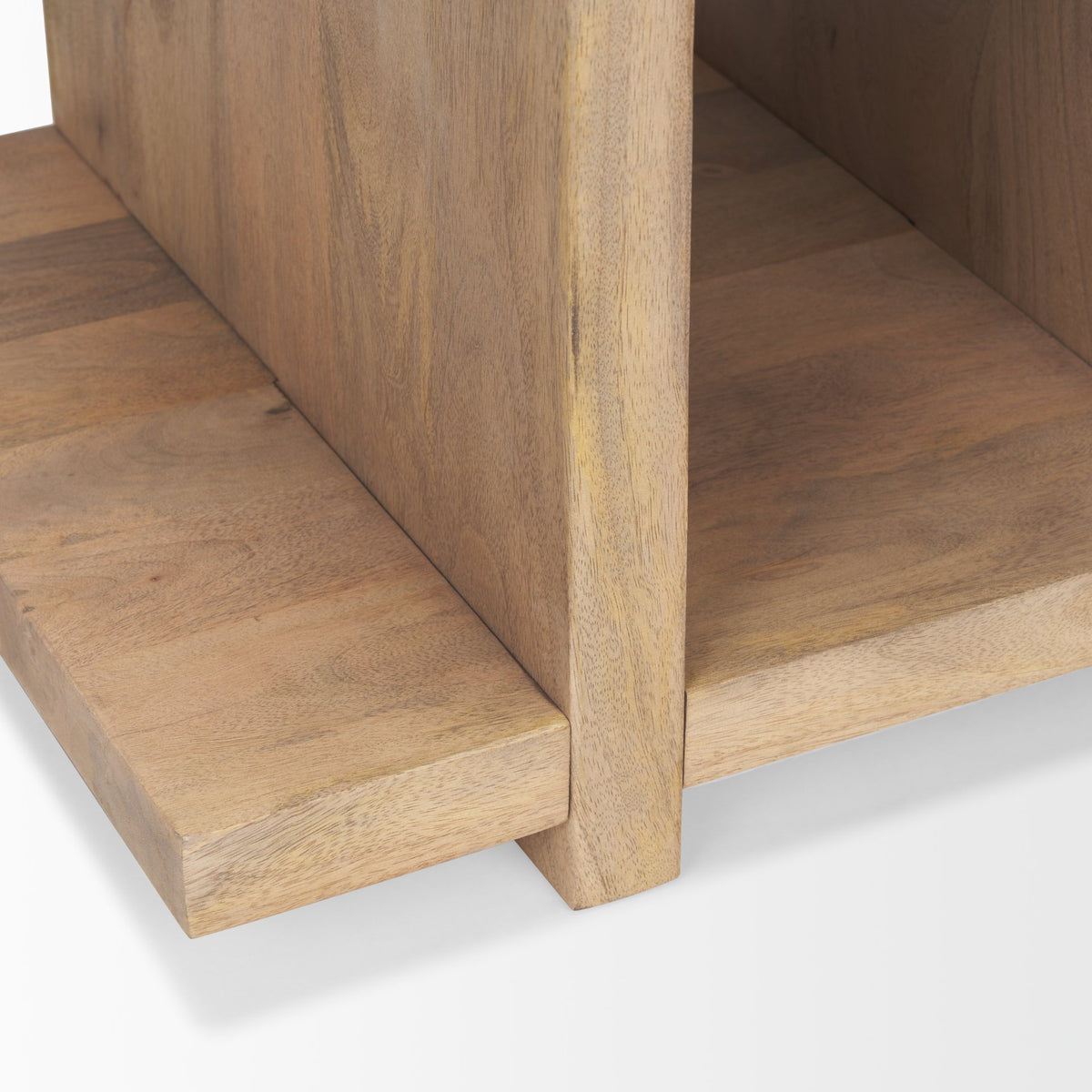 Nohr Medium Brown Wood Accent Table-End and Side Tables-DECOROLALA