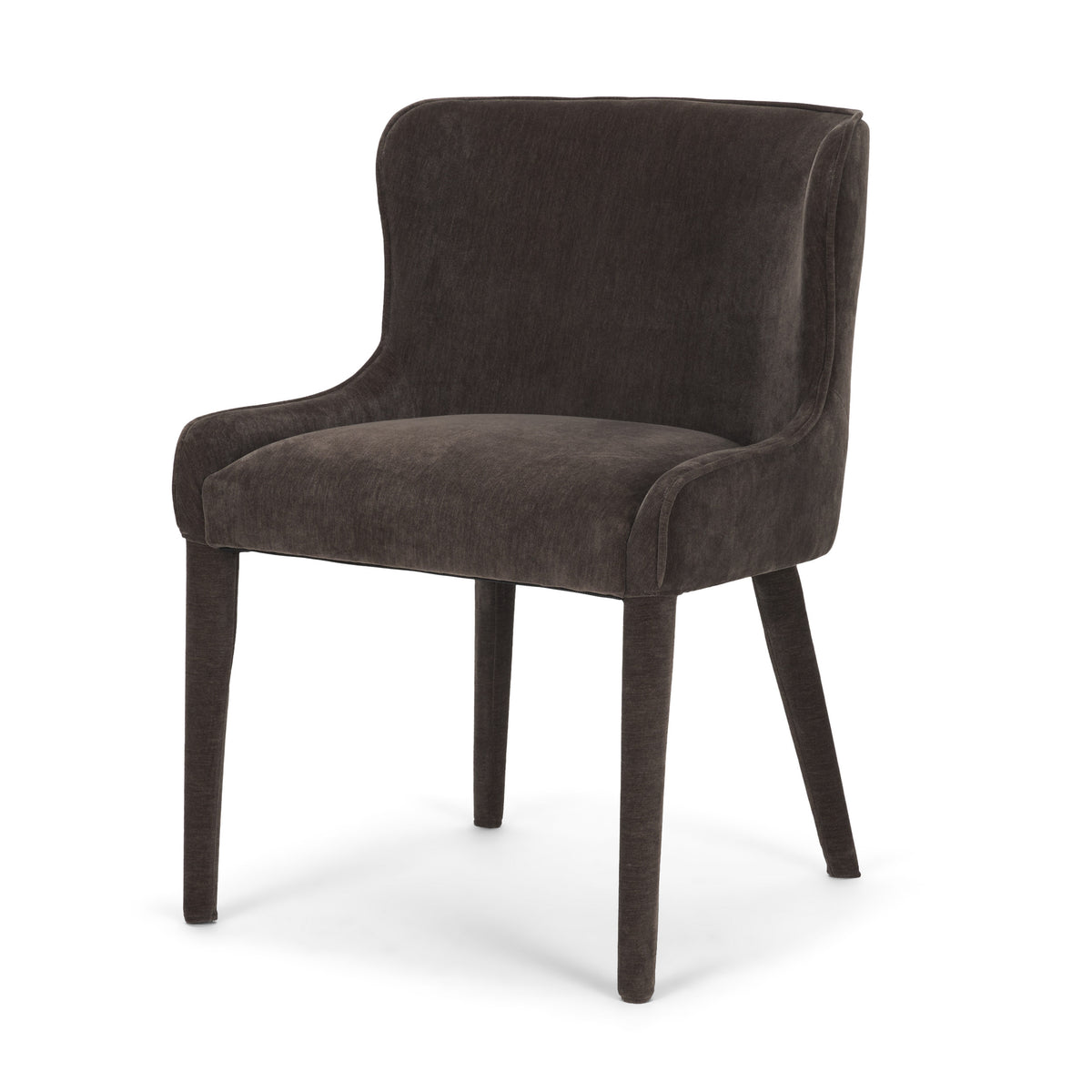 Nolan Wingback Dining Side Chair - Cream Chenille-Dining Chairs-DECOROLALA